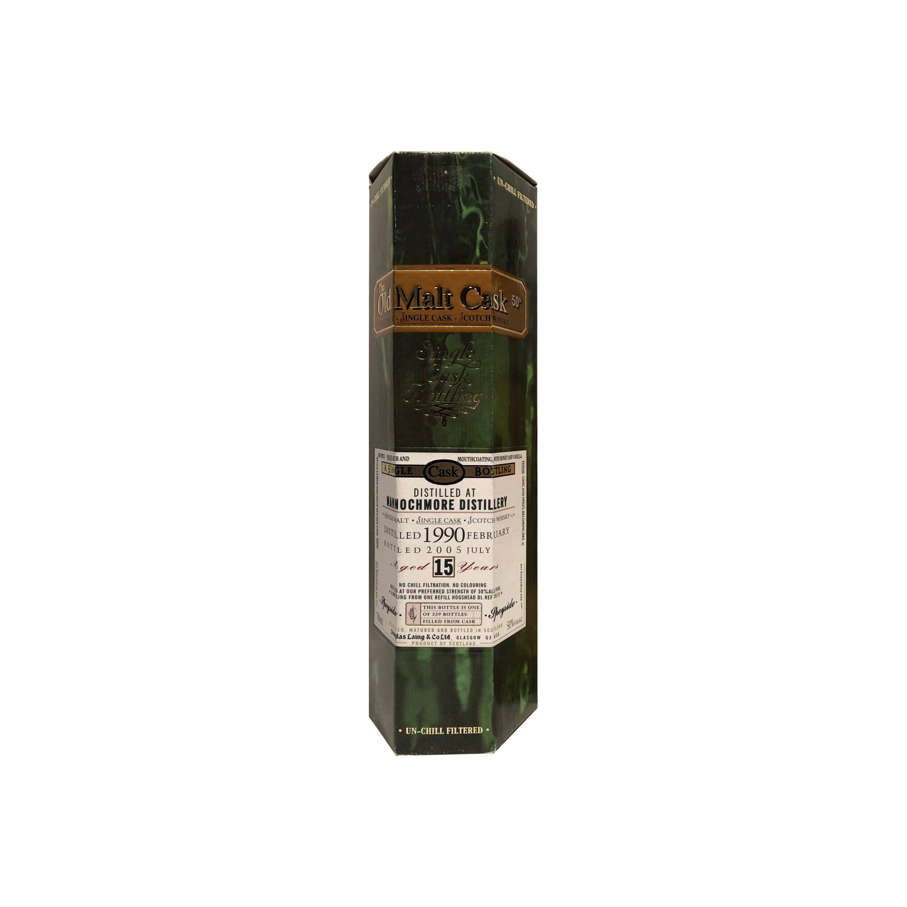 Mannochmore Old Malt Cask 1990 15 Years Single Malt Whisky 2
