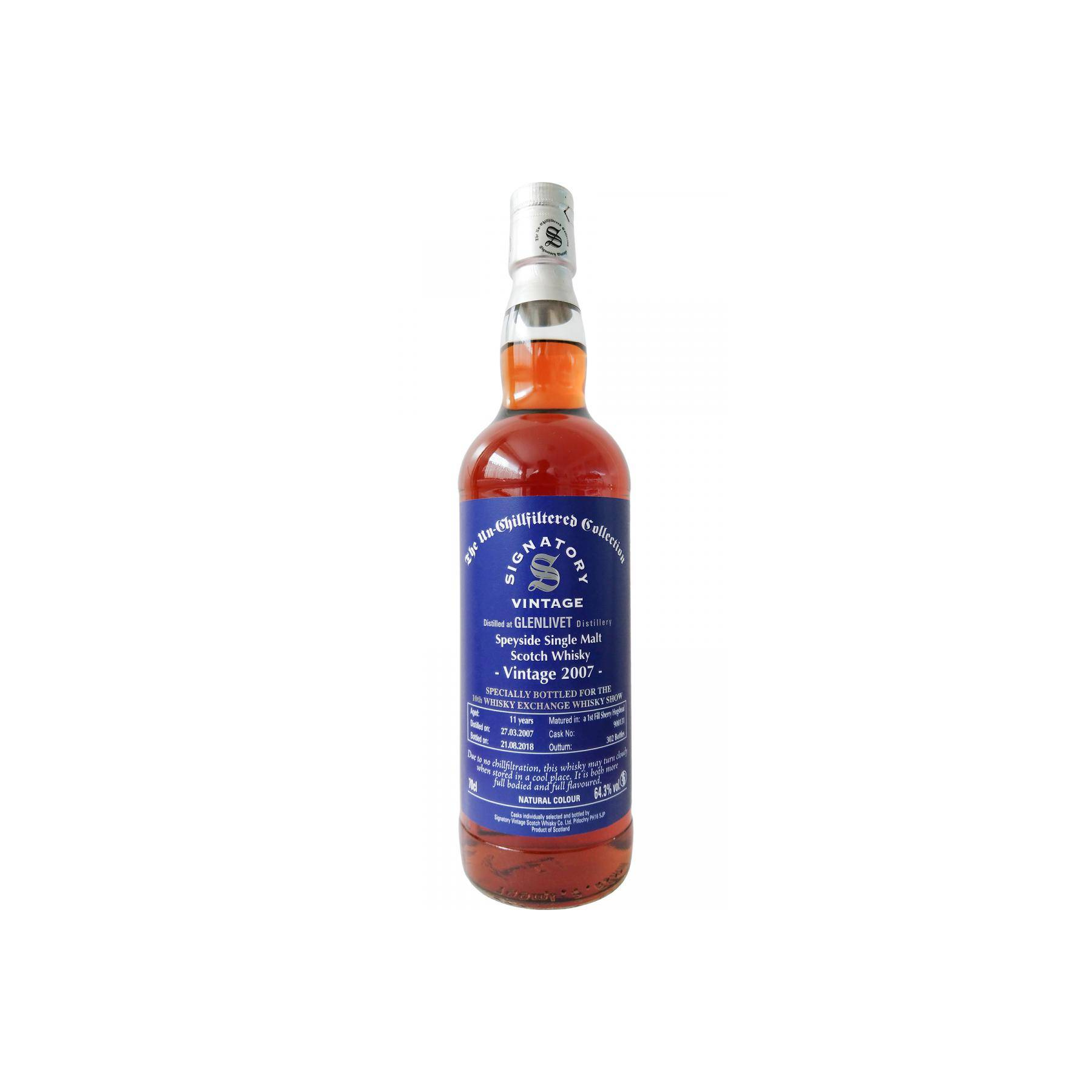 The Glenlivet The Un-Chillfiltered Collection 2007 11 Years Single Malt Whisky 2