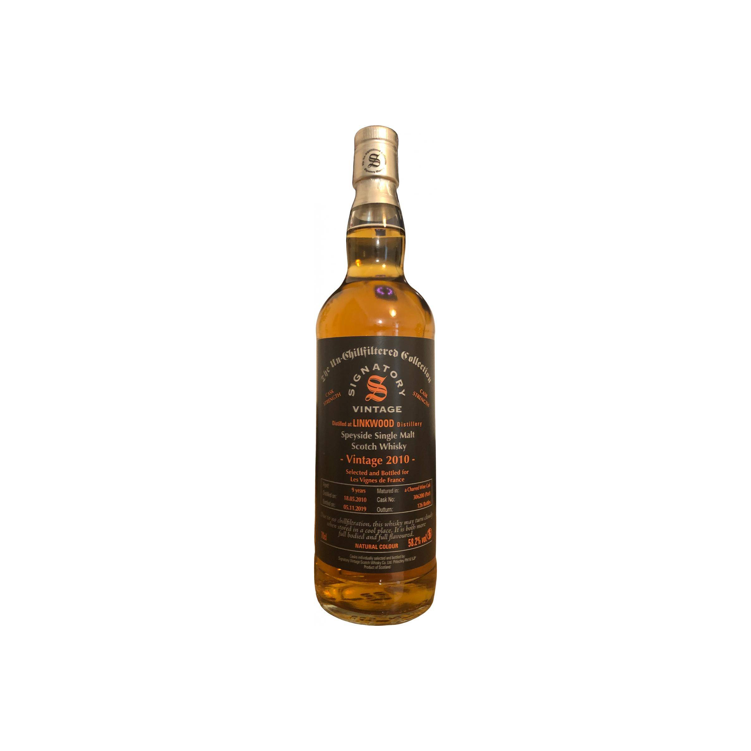 Linkwood The Un-Chillfiltered Collection 2010 9 Years Single Malt Whisky 2