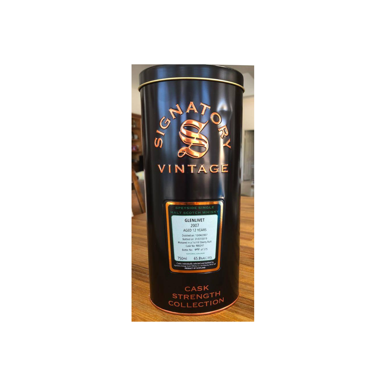 The Glenlivet Cask Strength Collection 2007 12 Years Single Malt Whisky 3