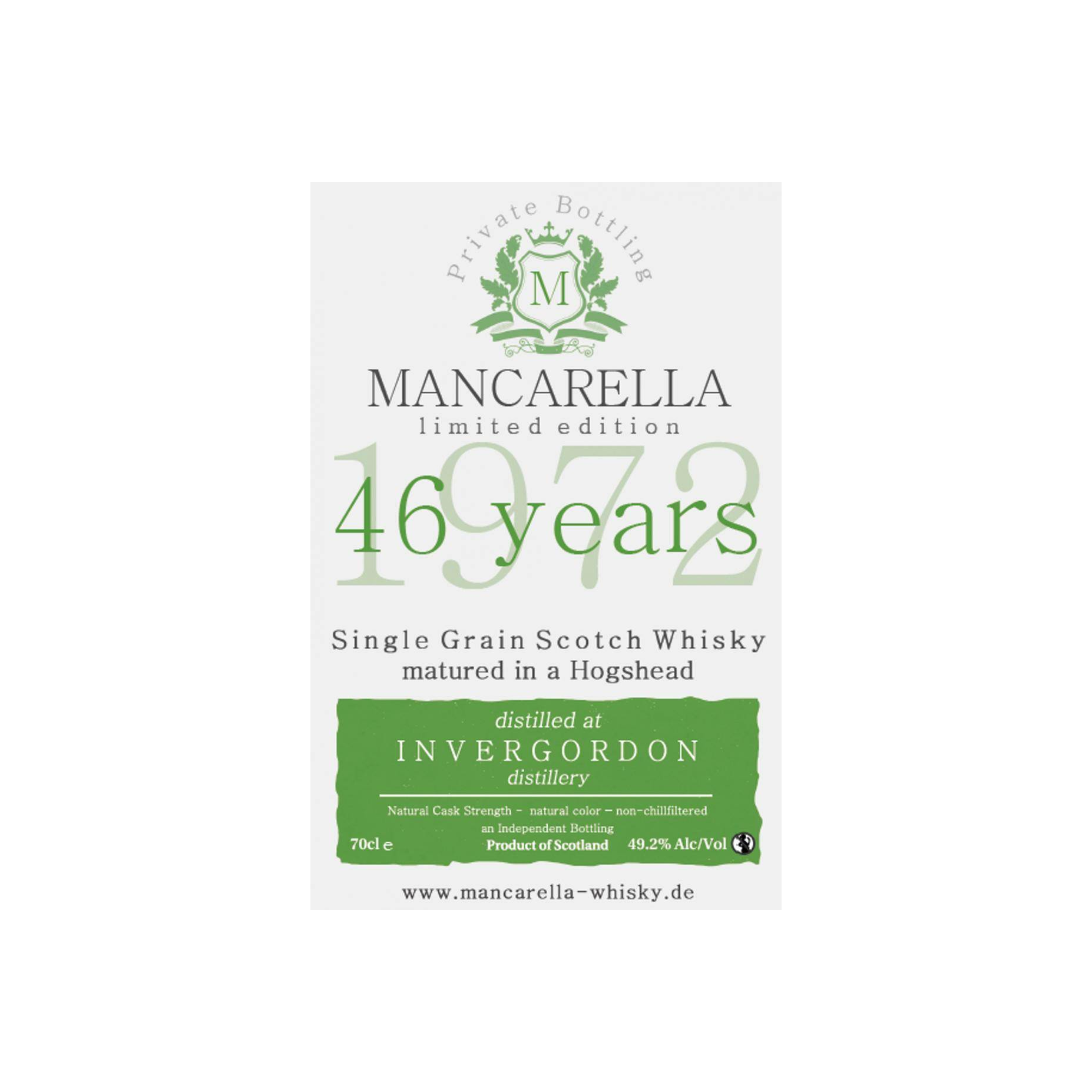 Invergordon 1972 46 Years Single Grain Whisky 2