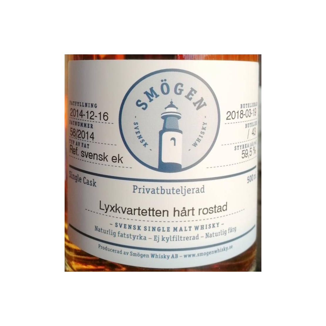 The Scotch Malt Whisky Society 2014 3 Years Single Malt Whisky 2
