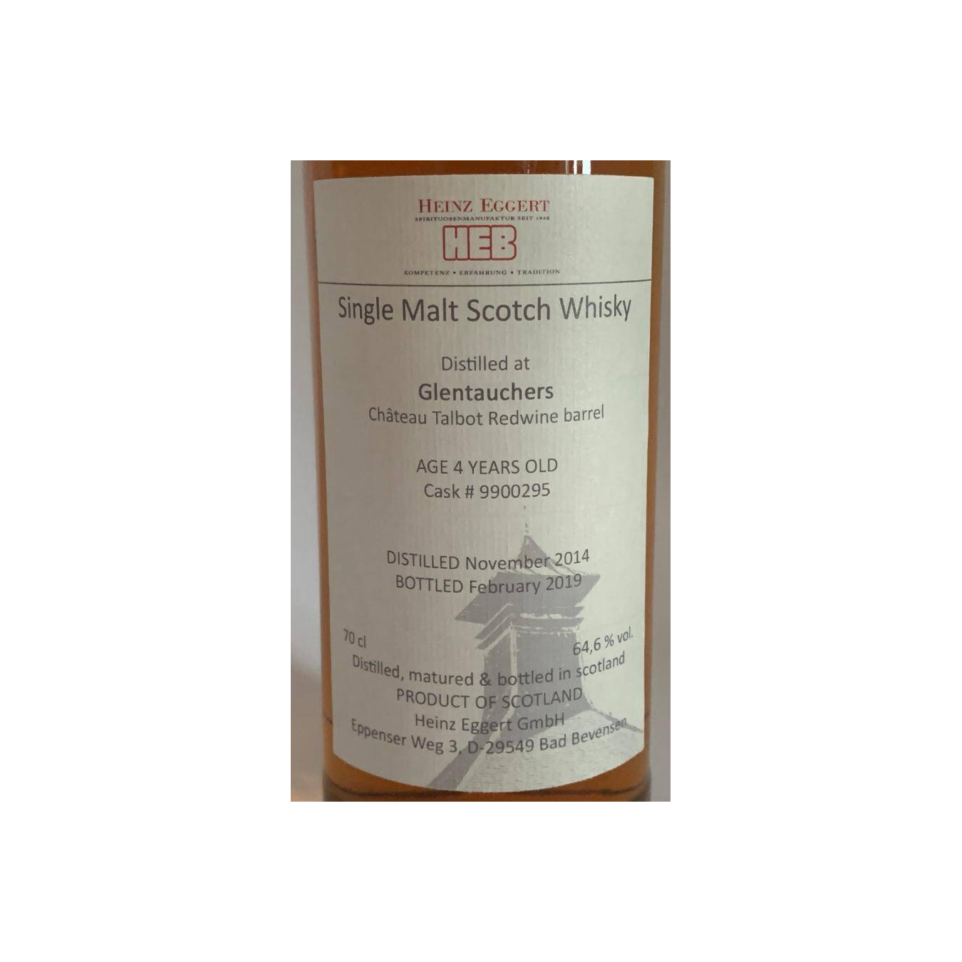 Glentauchers 2014 4 Years Single Malt Whisky 2