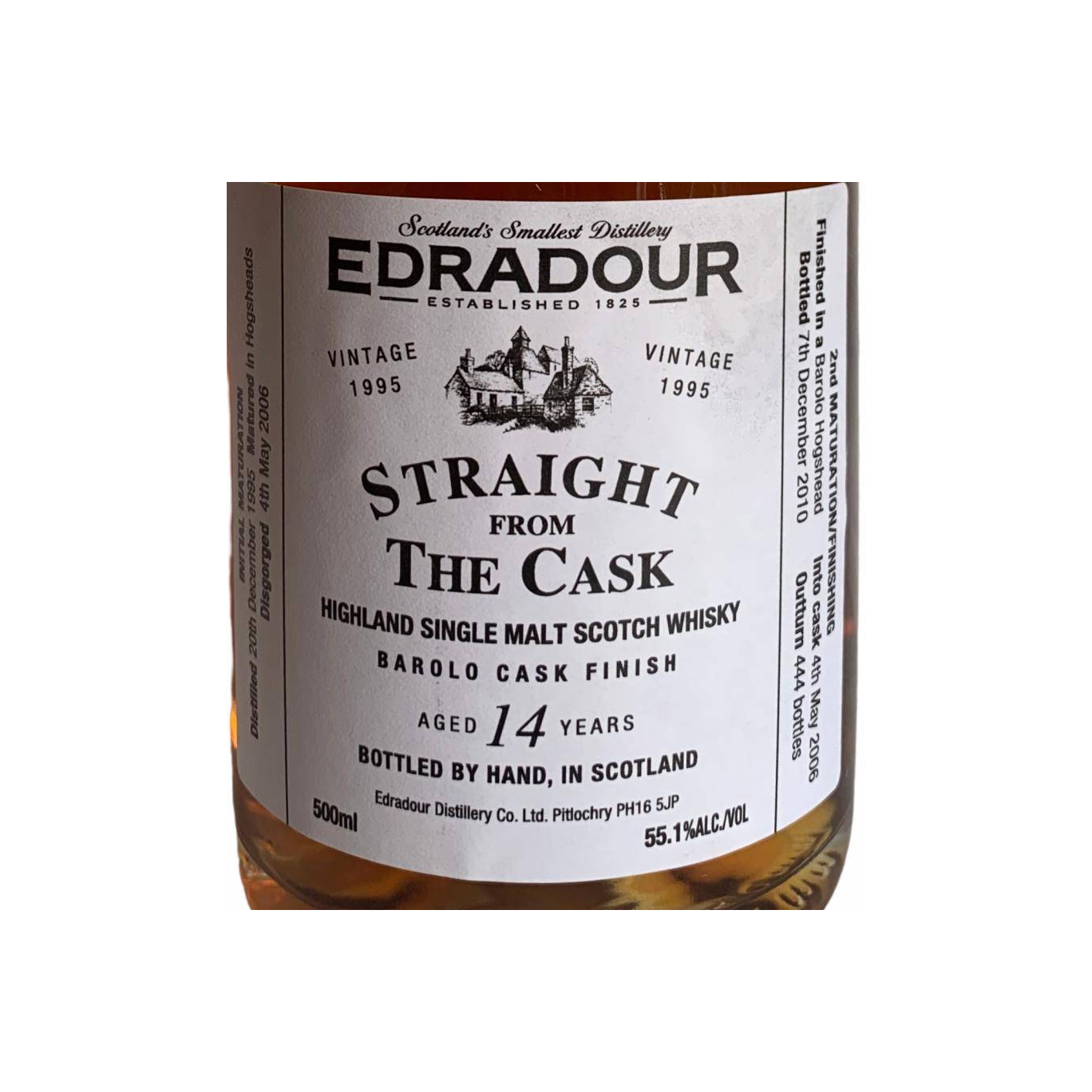 Edradour 1995 14 Years Single Malt Whisky 2