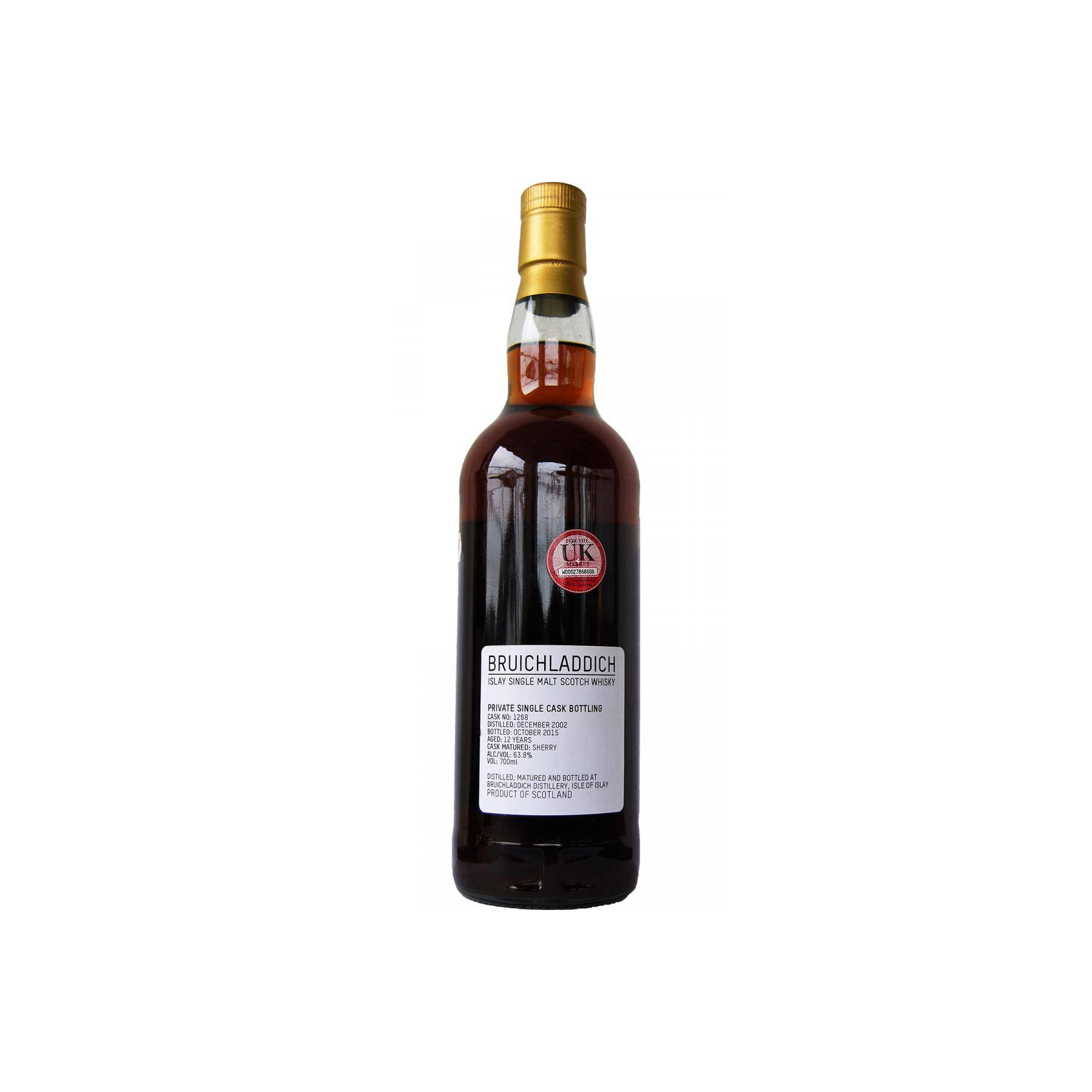 Bruichladdich 2002 12 Years Single Malt Whisky 2