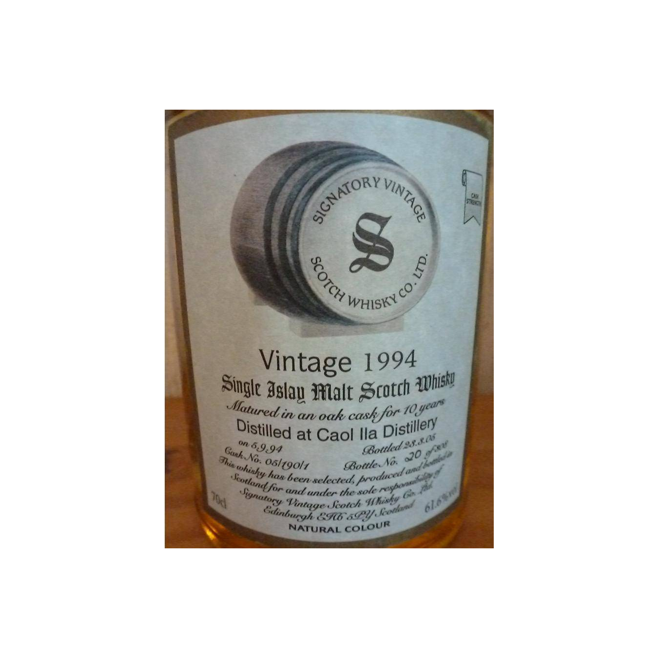 Caol Ila Vintage Collection - Dumpy 1994 10 Years Single Malt Whisky 2