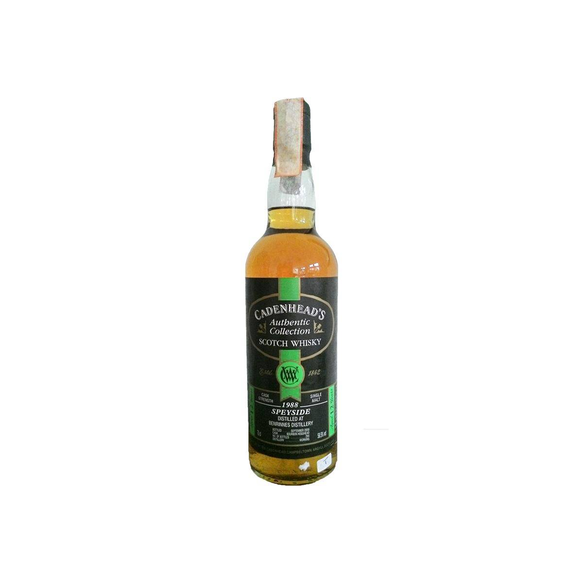 Benrinnes Authentic Collection 1988 12 Years Single Malt Whisky