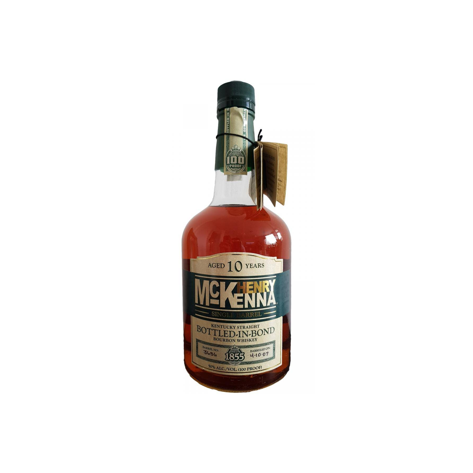 Henry McKenna Single Cask 2007 10 Years Bourbon Whisky