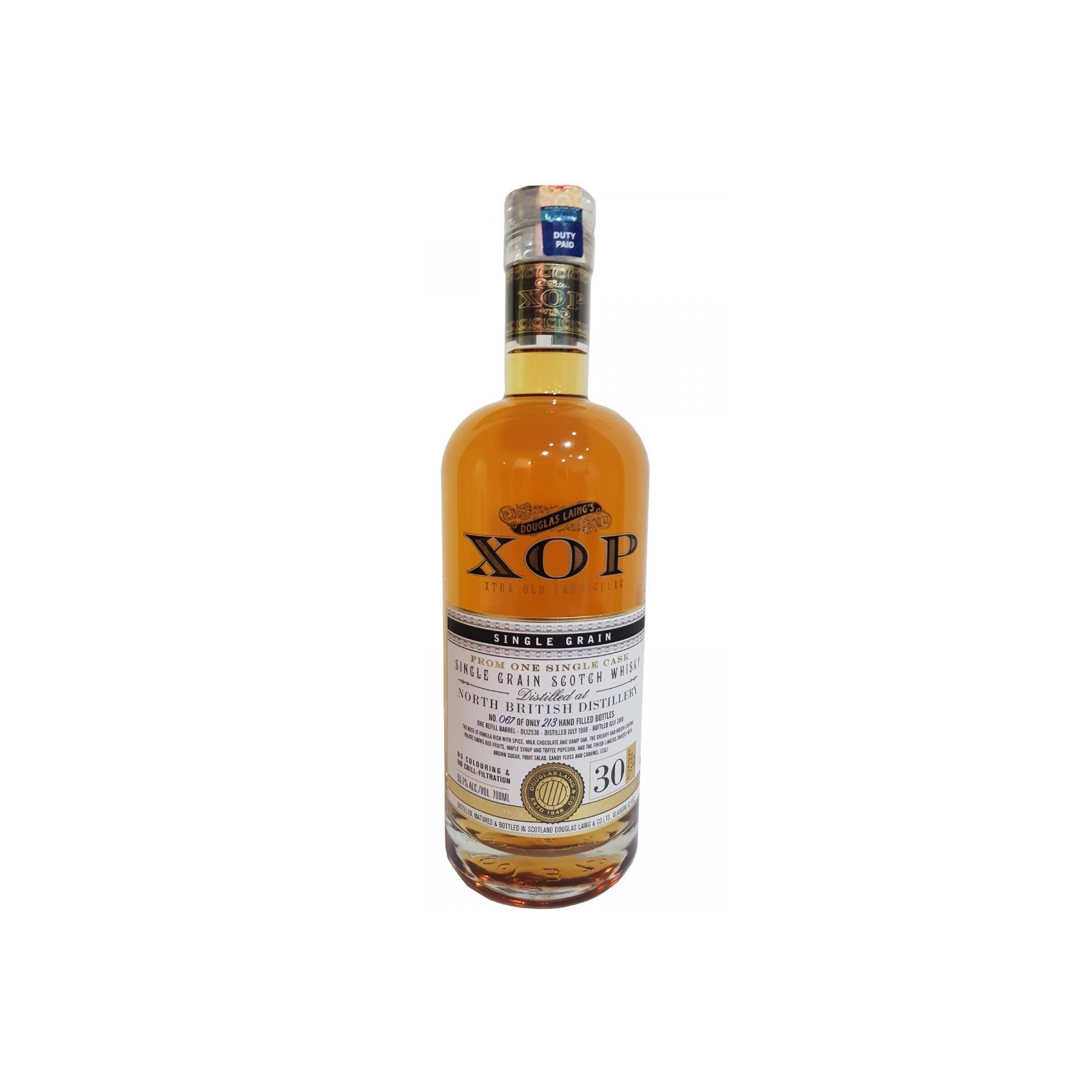North British 1988 30 Years Single Grain Whisky