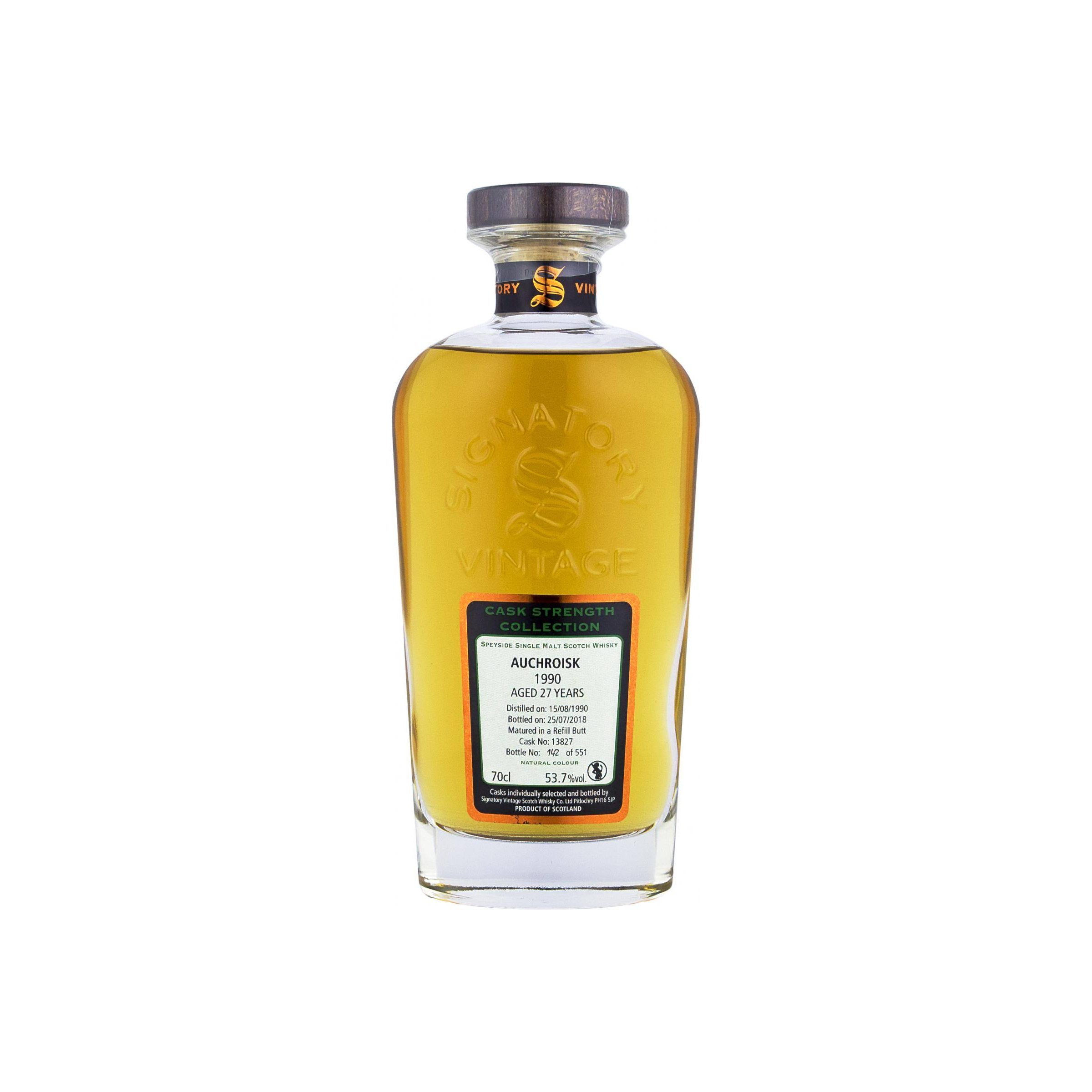 Auchroisk Cask Strength Collection 1990 27 Years Single Malt Whisky