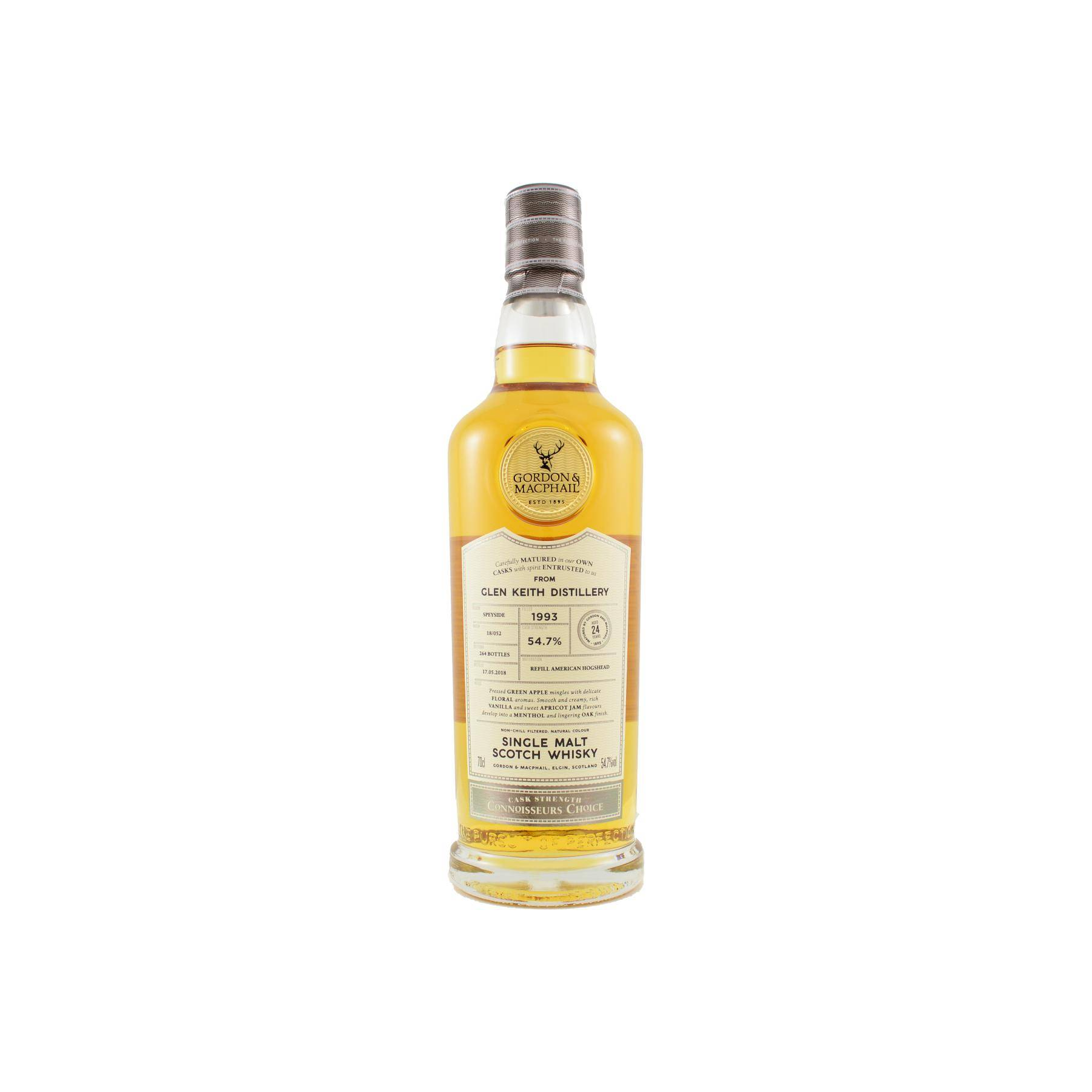 Glen Keith Connoisseurs Choice 1993 24 Years Single Malt Whisky