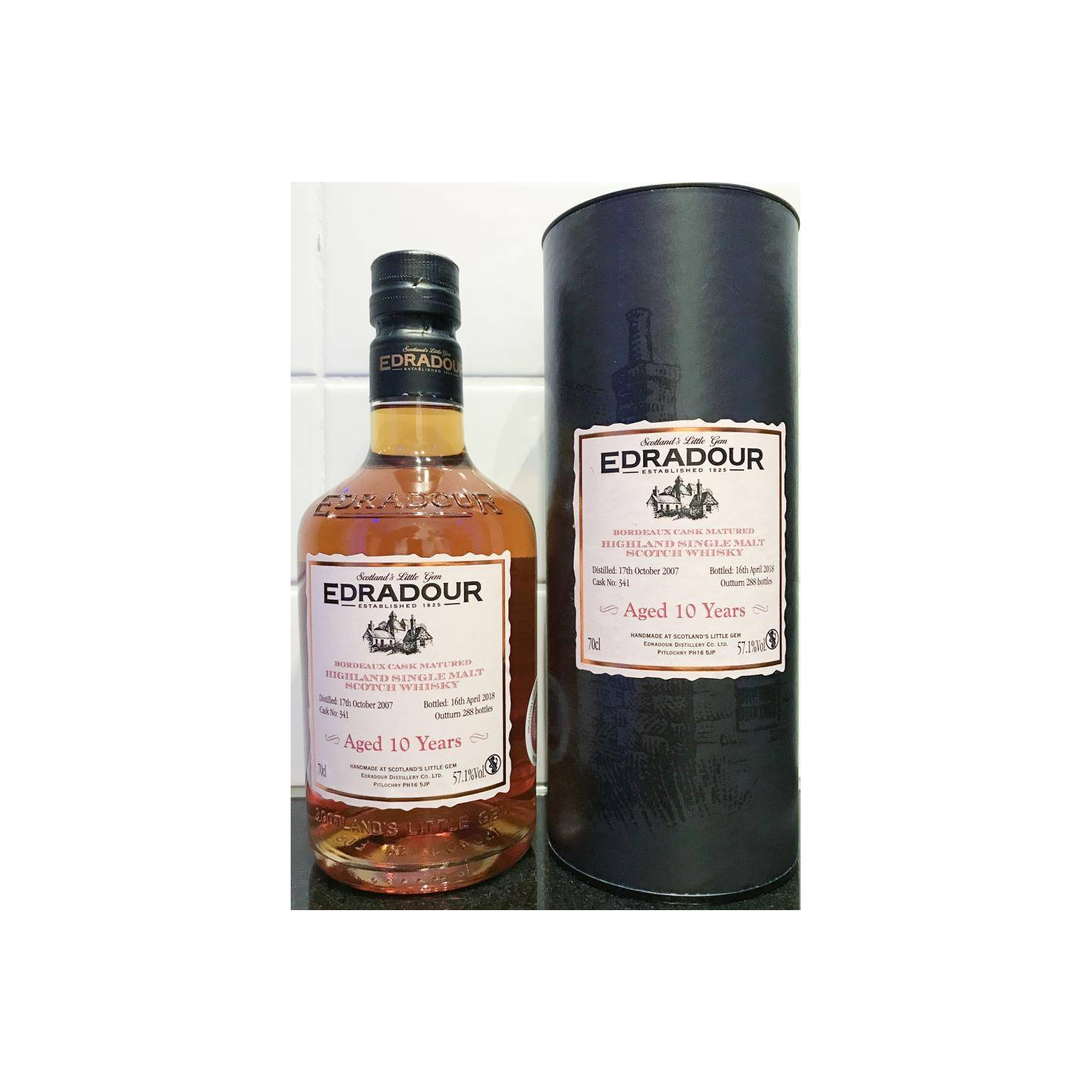 Edradour 2007 10 Years Single Malt Whisky 2