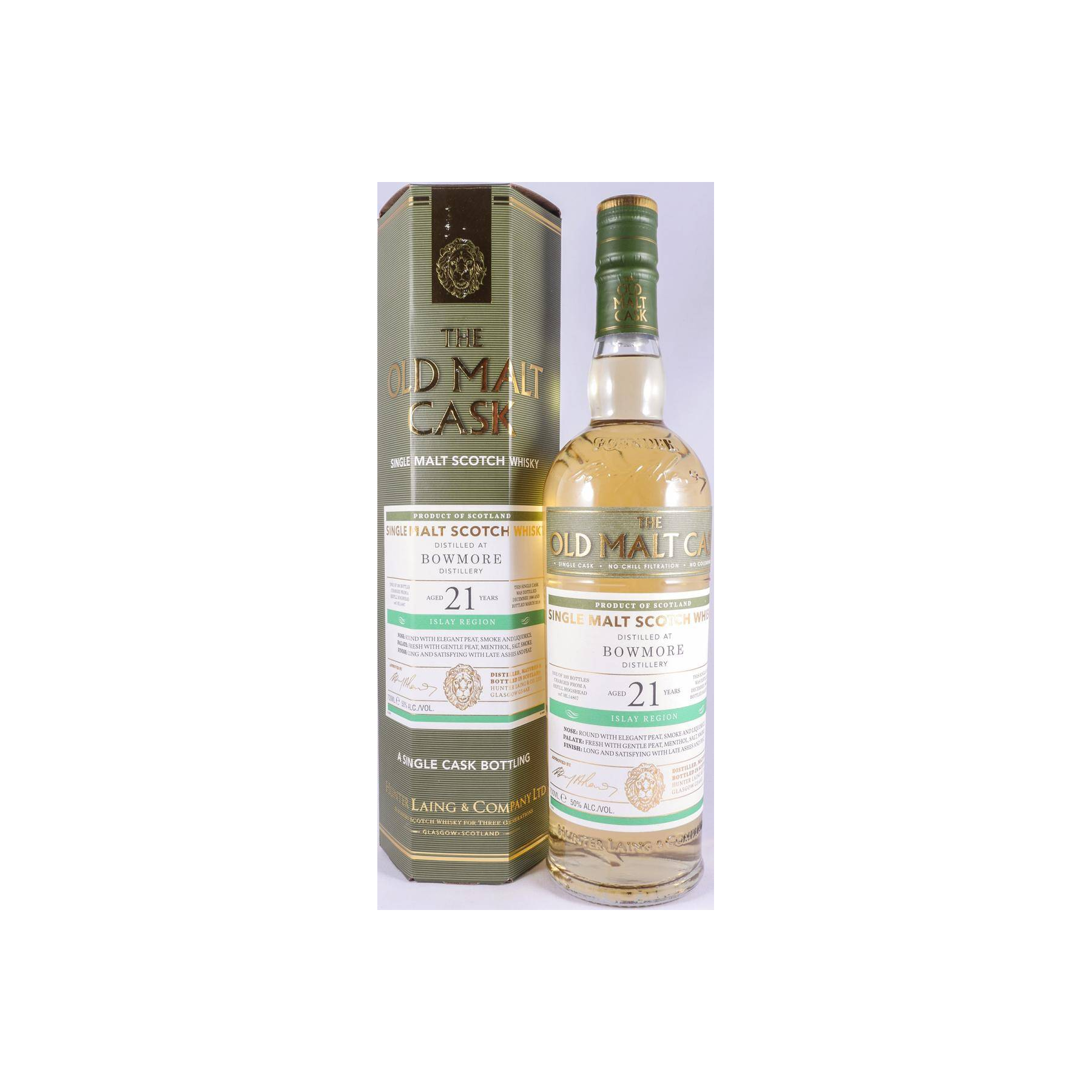 Bowmore Old Malt Cask 1996 21 Years Single Malt Whisky 3