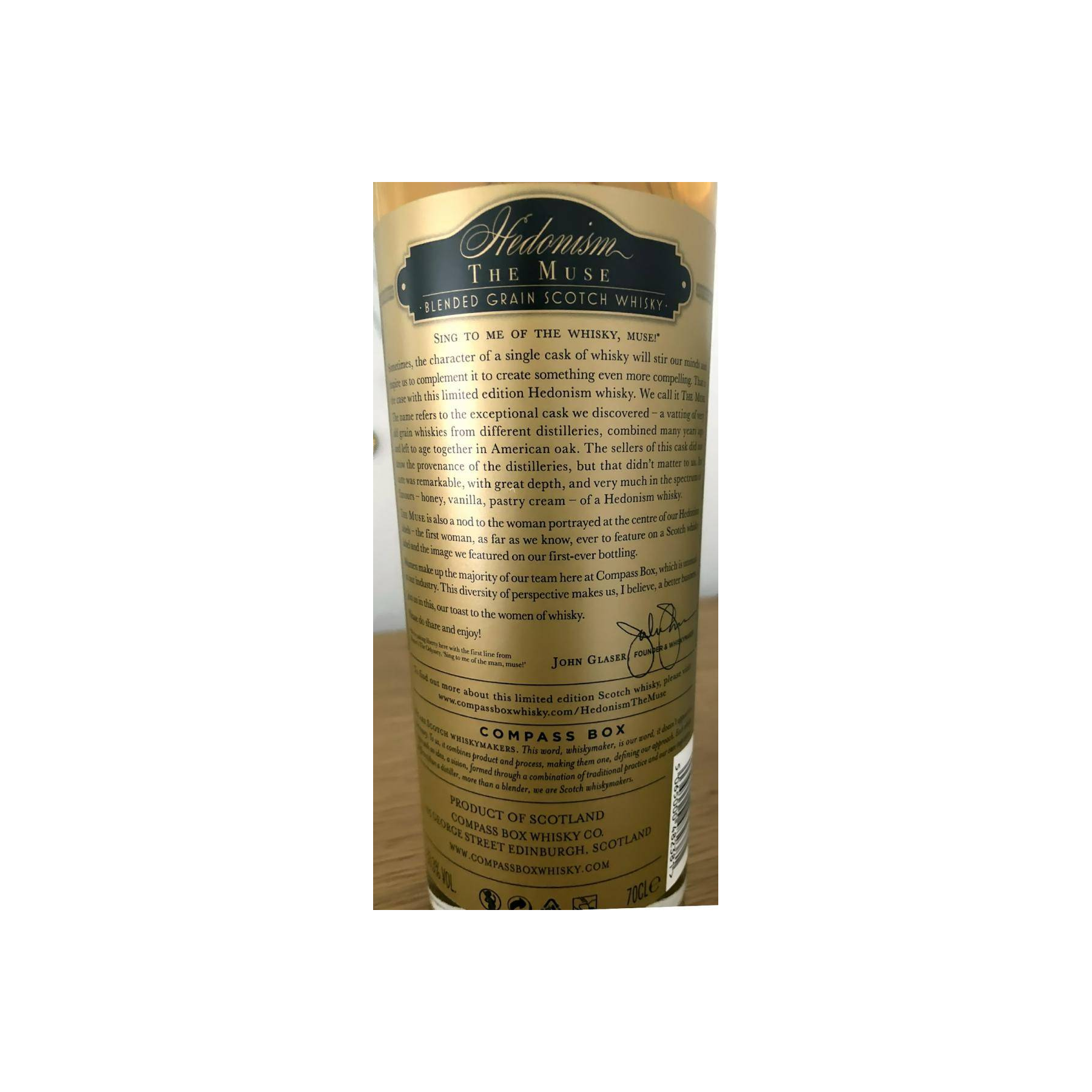 Compass Box Limited Edition Blended Grain Whisky 3