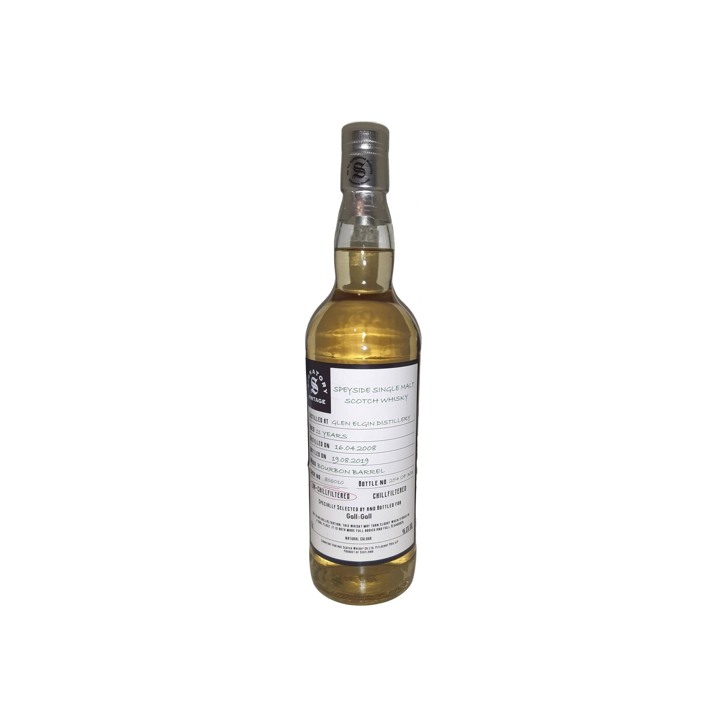 Glen Elgin The Un-Chillfiltered Collection 2008 11 Years Single Malt Whisky