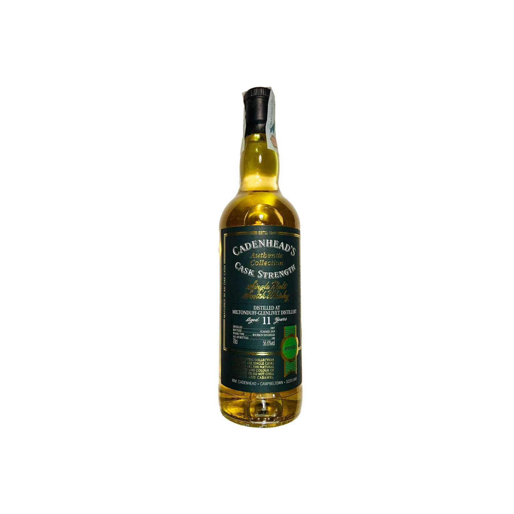 Miltonduff Authentic Collection 2007 11 Years Single Malt Whisky