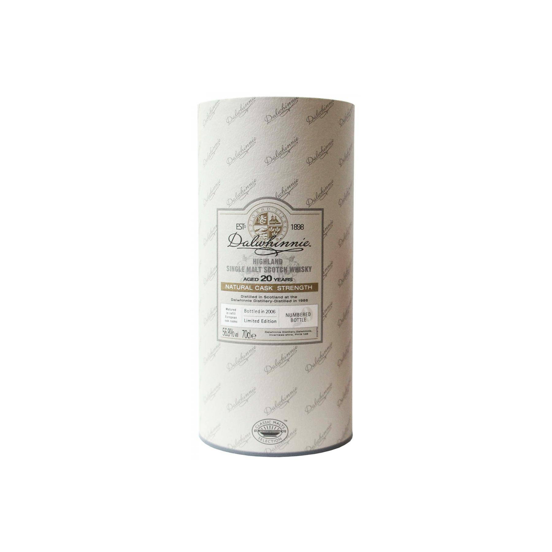 Dalwhinnie 1986 20 Years Single Malt Whisky 2