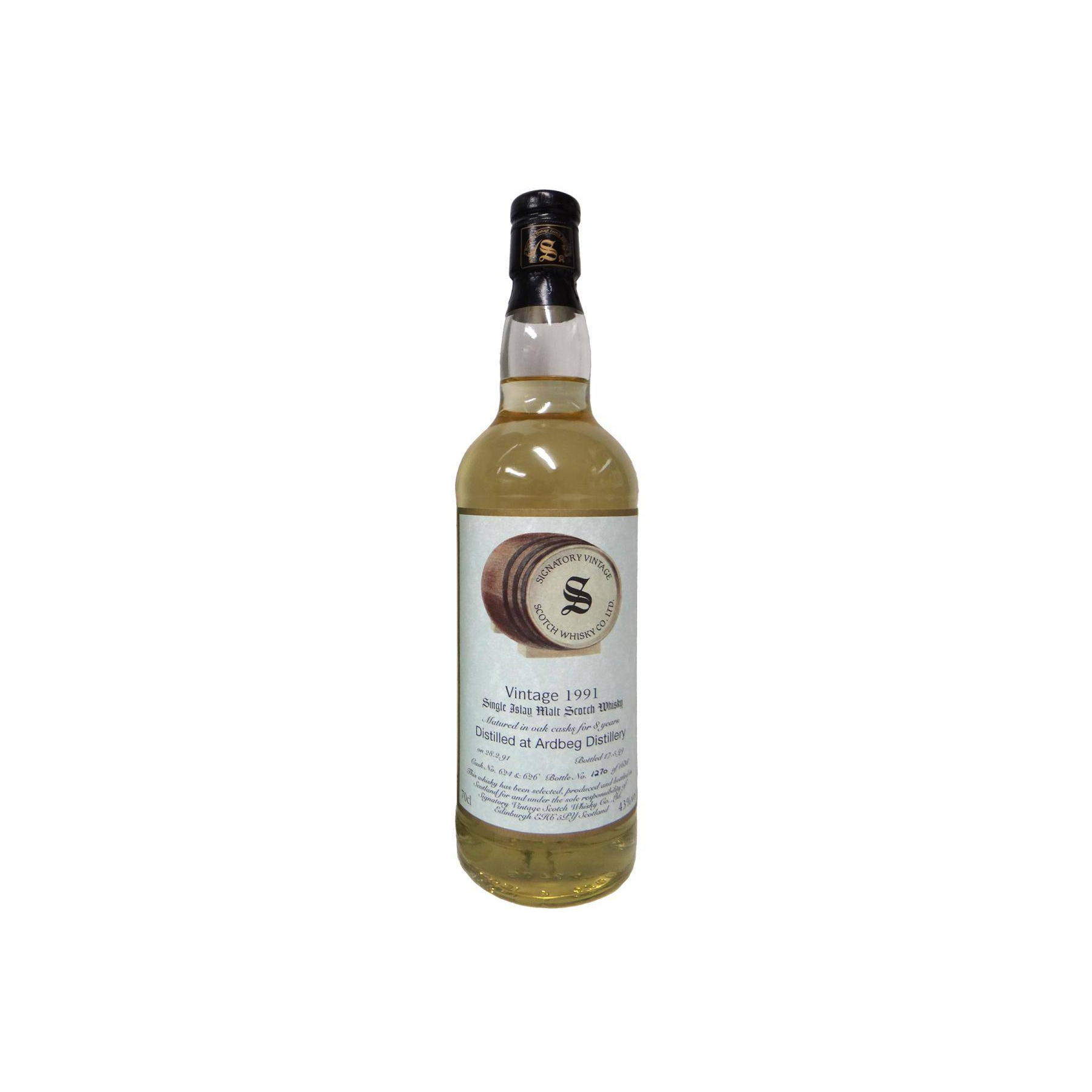 Ardbeg Vintage Collection 1991 8 Years Single Malt Whisky