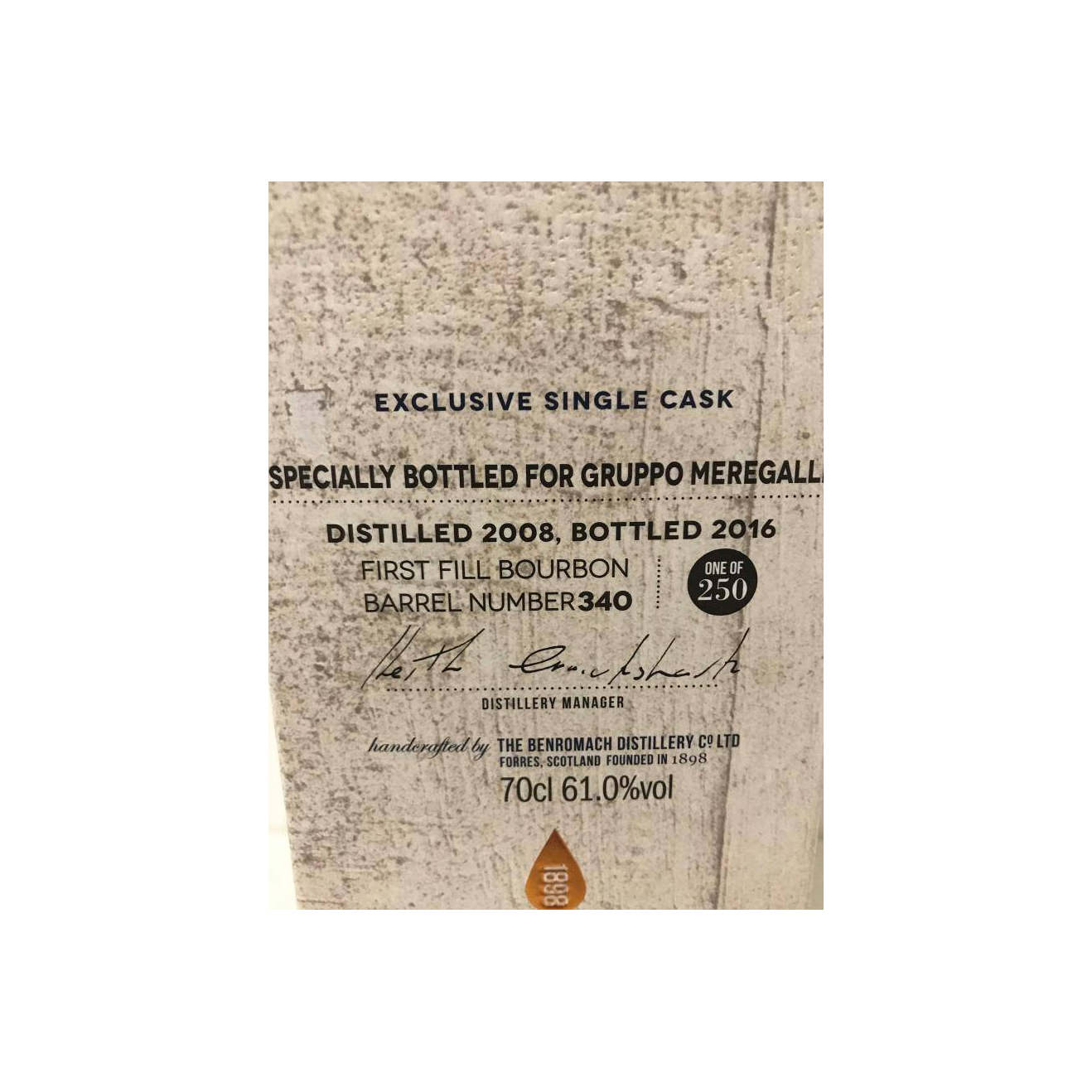 Benromach 2008 8 Years Single Malt Whisky 2