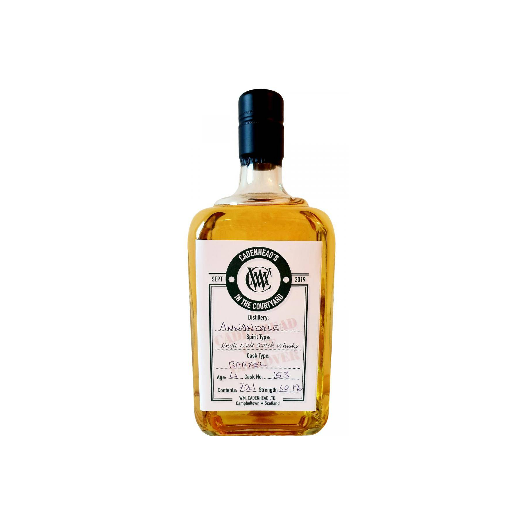 Cadenhead 2015 4 Years Single Malt Whisky