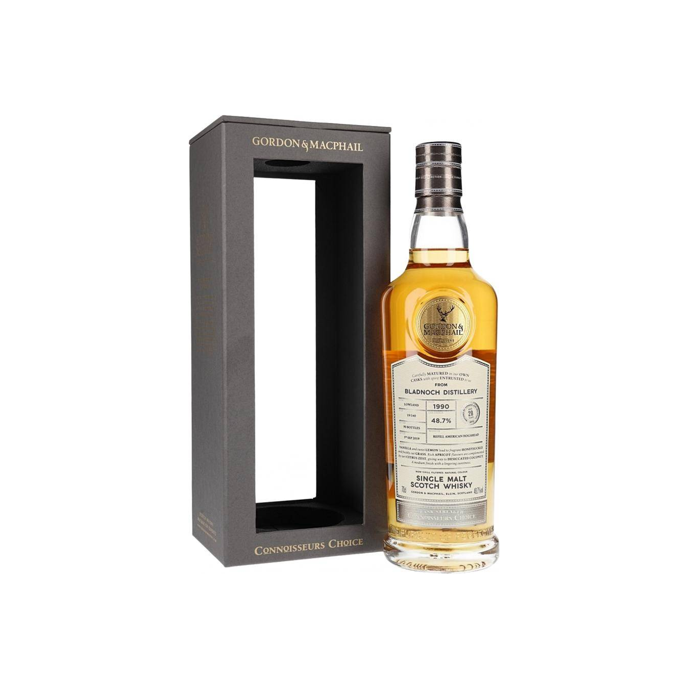 Bladnoch Connoisseurs Choice - Cask Strength 1990 28 Years Single Malt Whisky 2