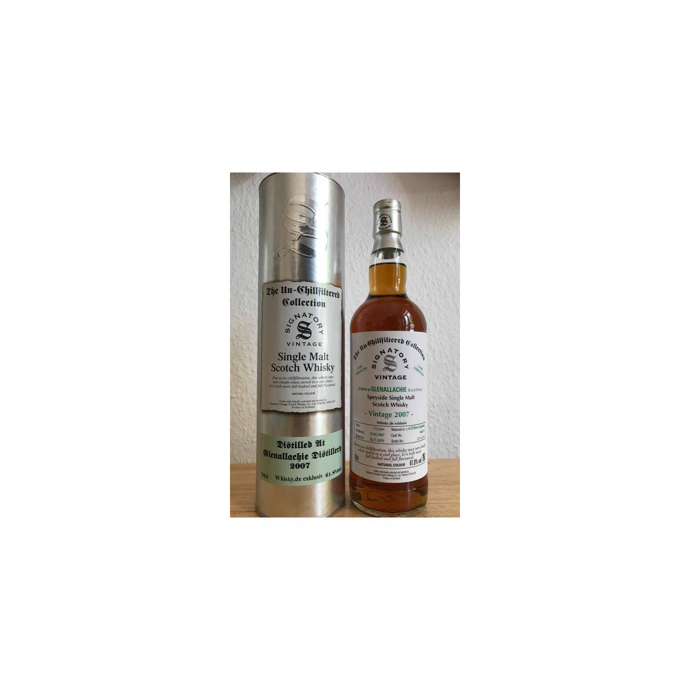 The GlenAllachie The Un-Chillfiltered Collection 2007 12 Years Single Malt Whisky 2