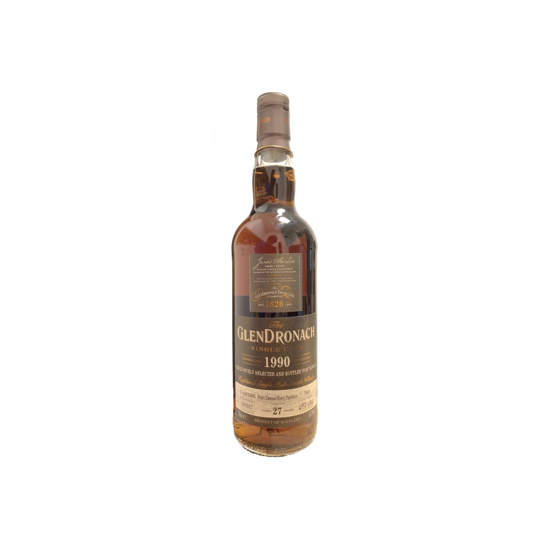GlenDronach Single Cask 1990 27 Years Single Malt Whisky
