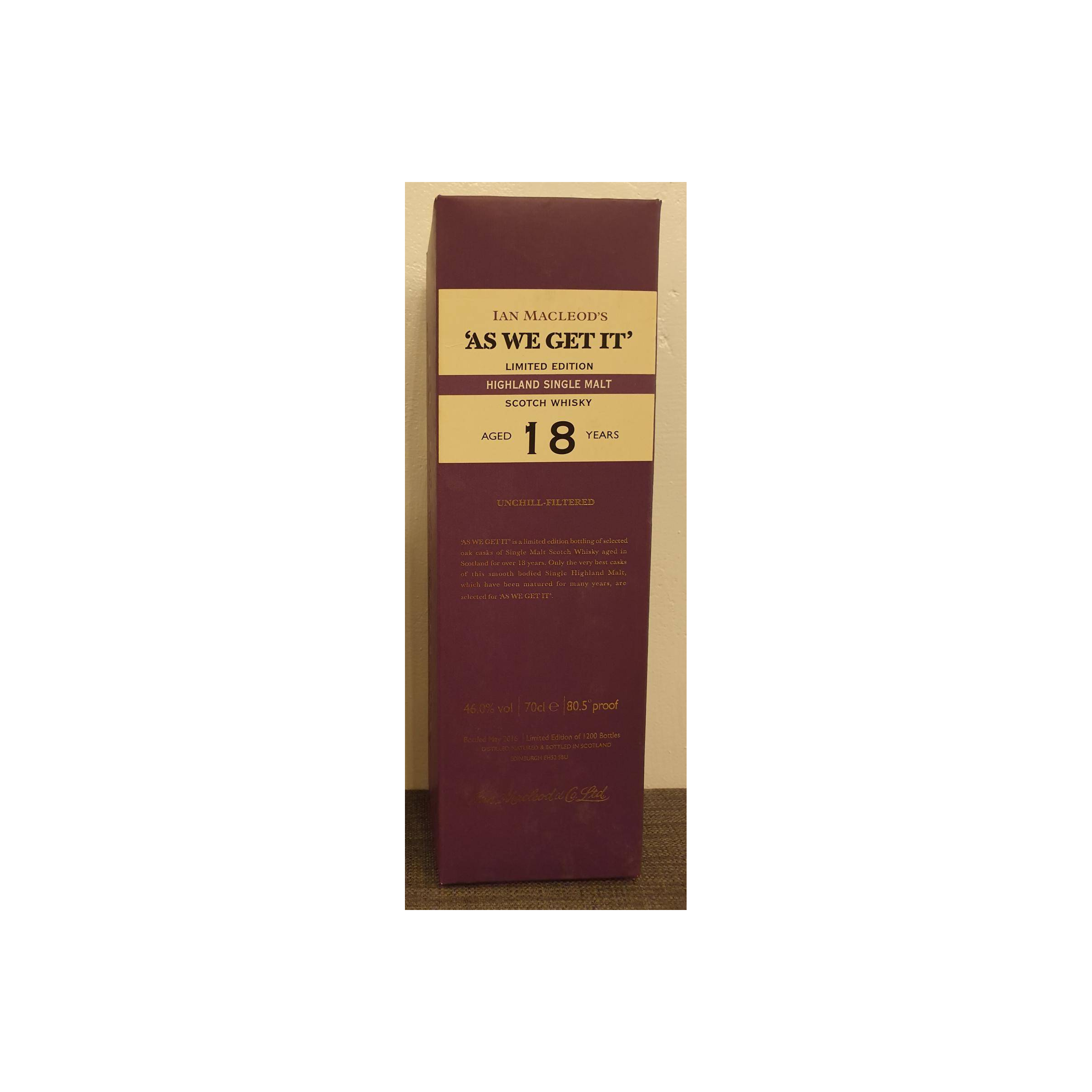 Ian Macleod 18 Years Single Malt Whisky 3
