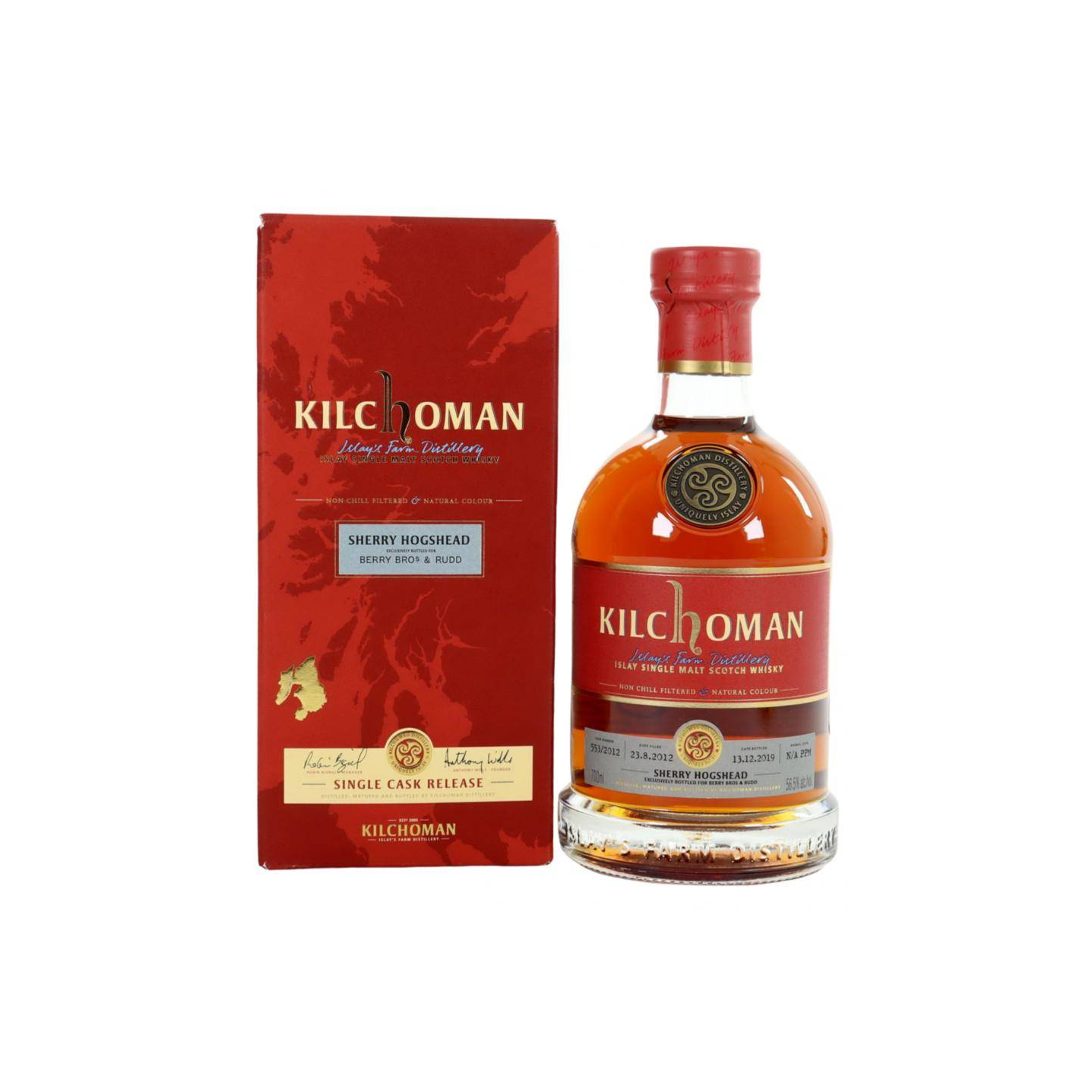 Kilchoman 2012 7 Years Single Malt Whisky 3