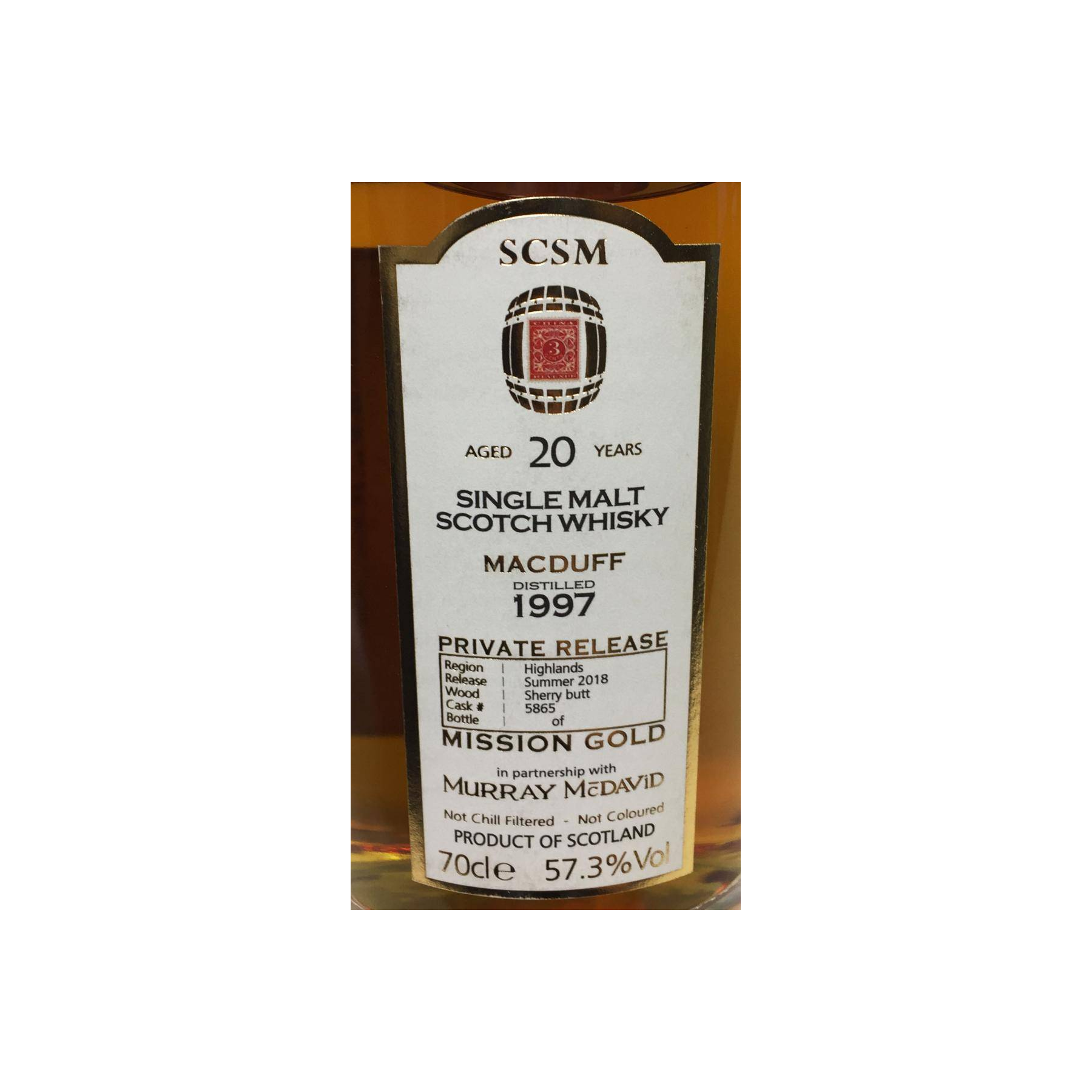 Macduff 1997 20 Years Single Malt Whisky