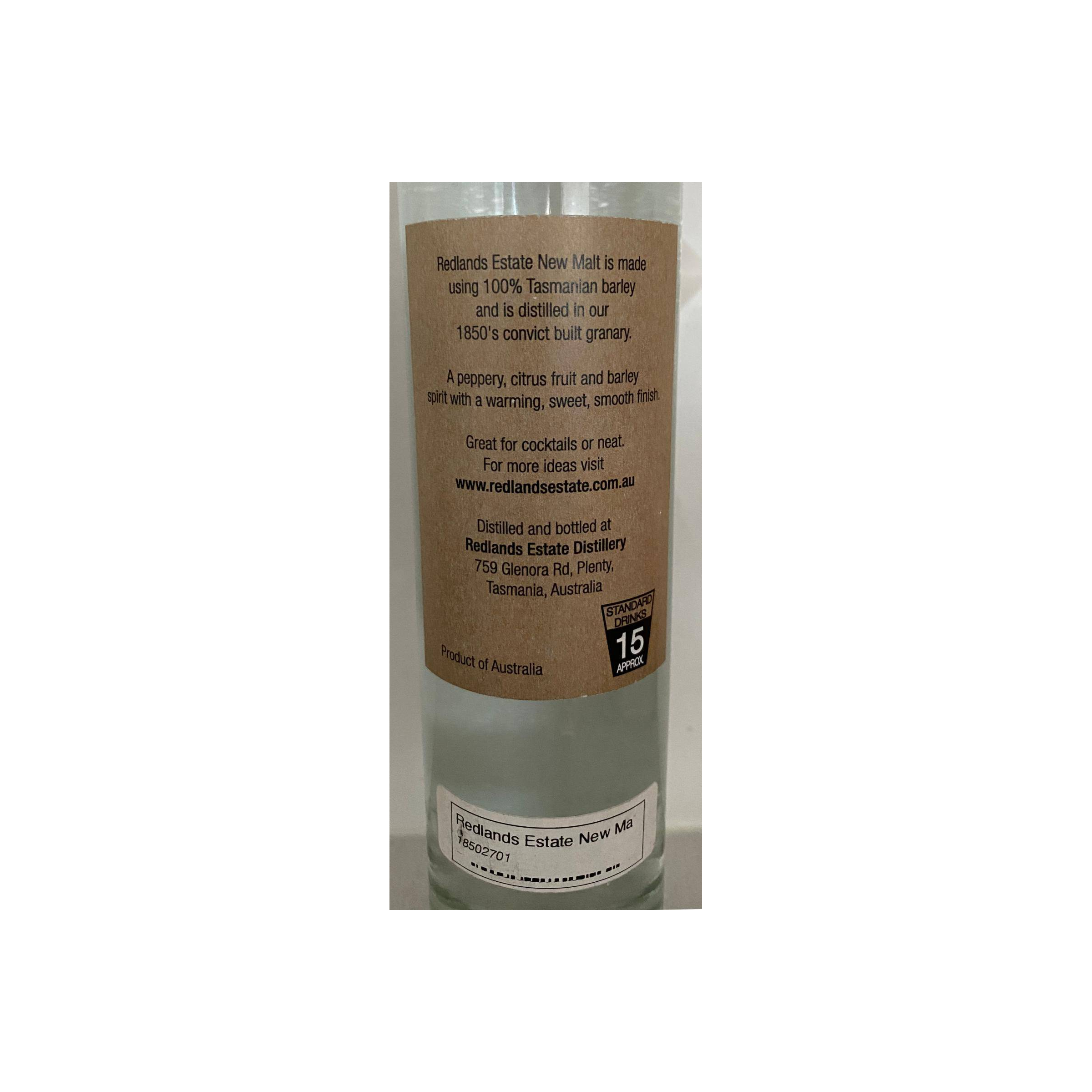 Redlands Estate New Malt 2