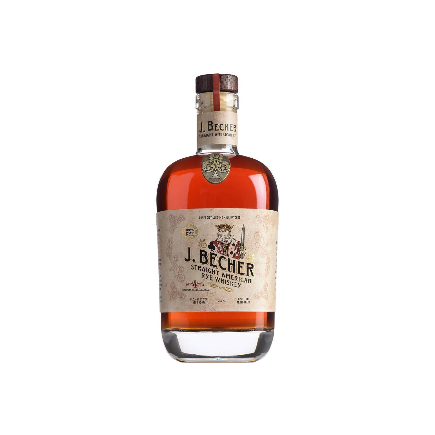 J. Becher Straight American Rye Whiskey