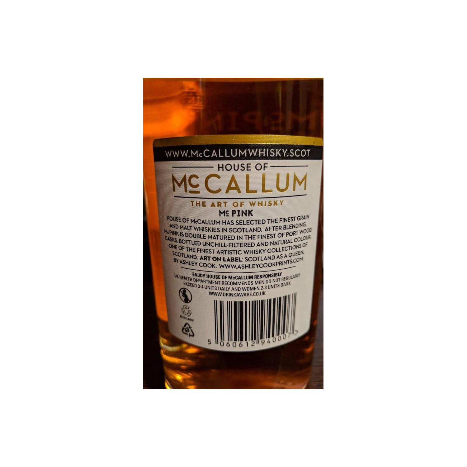 House of McCallum Blended Whisky 3