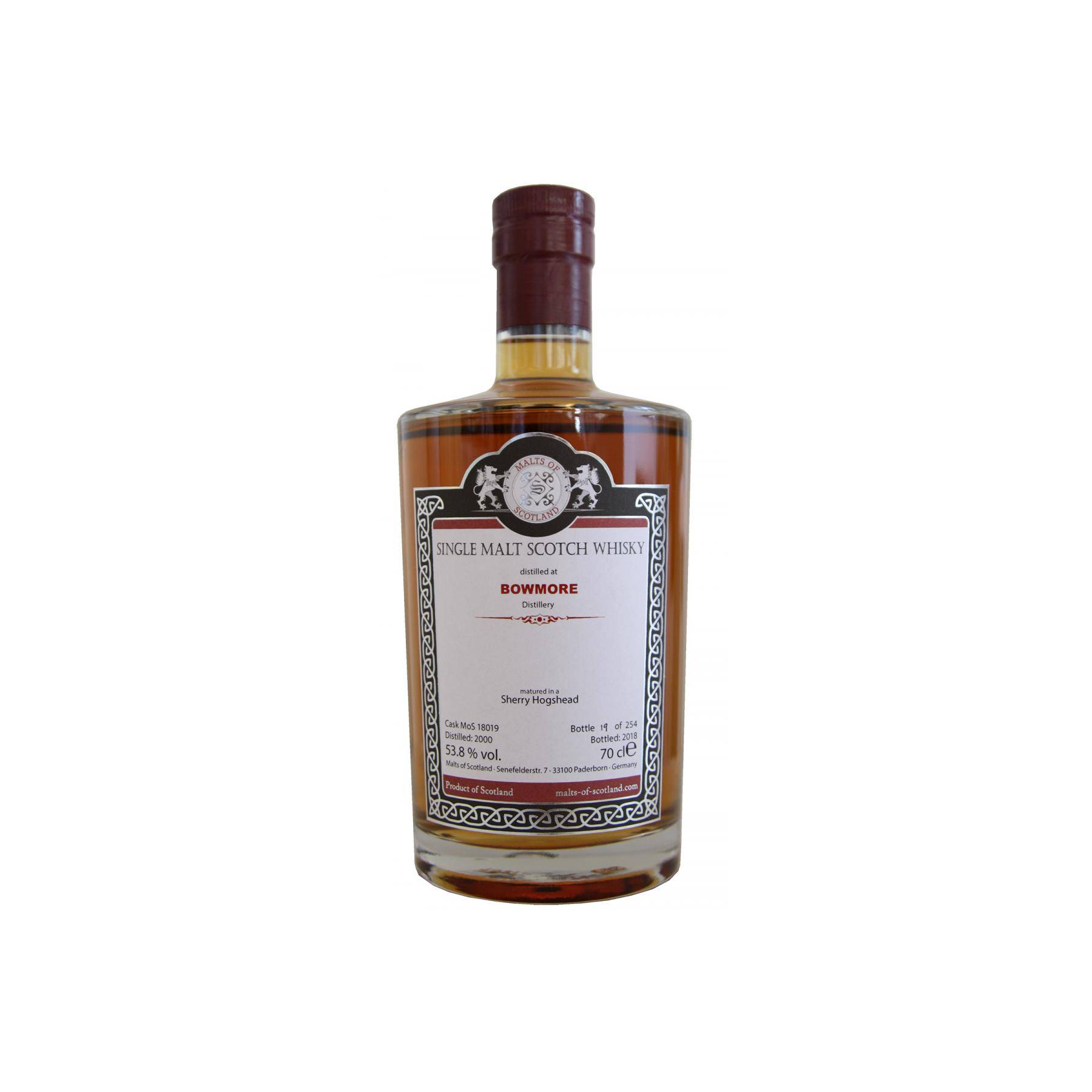 Bowmore 2000 18 Years Single Malt Whisky