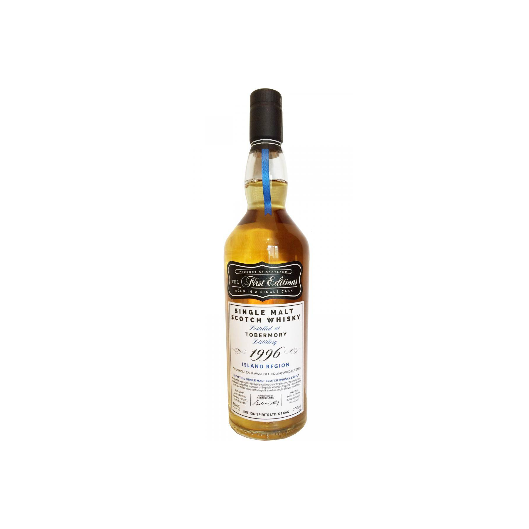 Tobermory The First Editions 1996 21 Years Single Malt Whisky