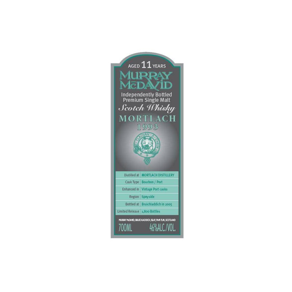 Mortlach 1993 11 Years Single Malt Whisky 2
