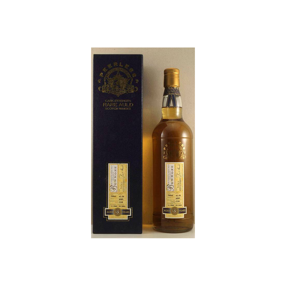 Bowmore 1969 33 Years Single Malt Whisky 3