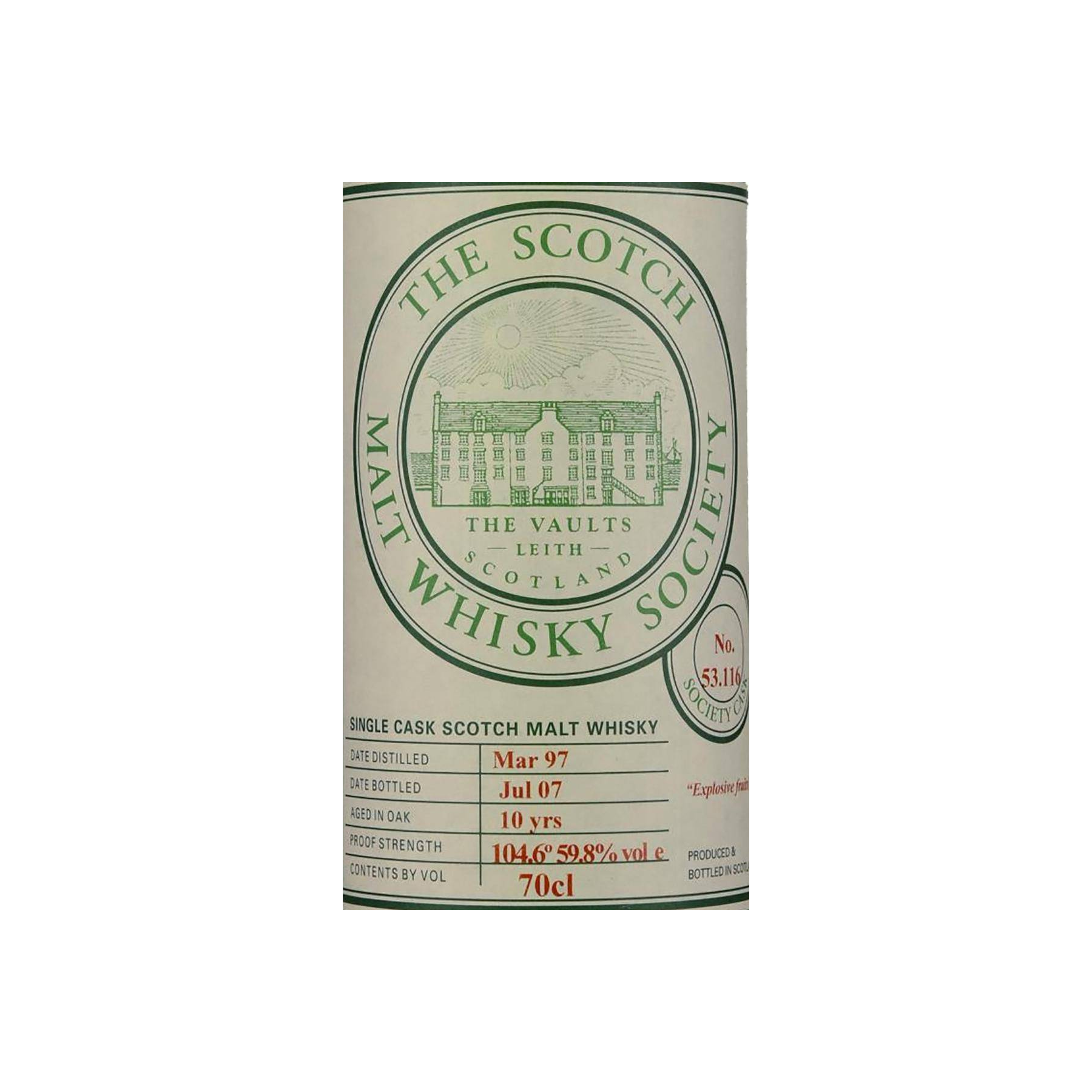 The Scotch Malt Whisky Society 1997 10 Years Single Malt Whisky 2