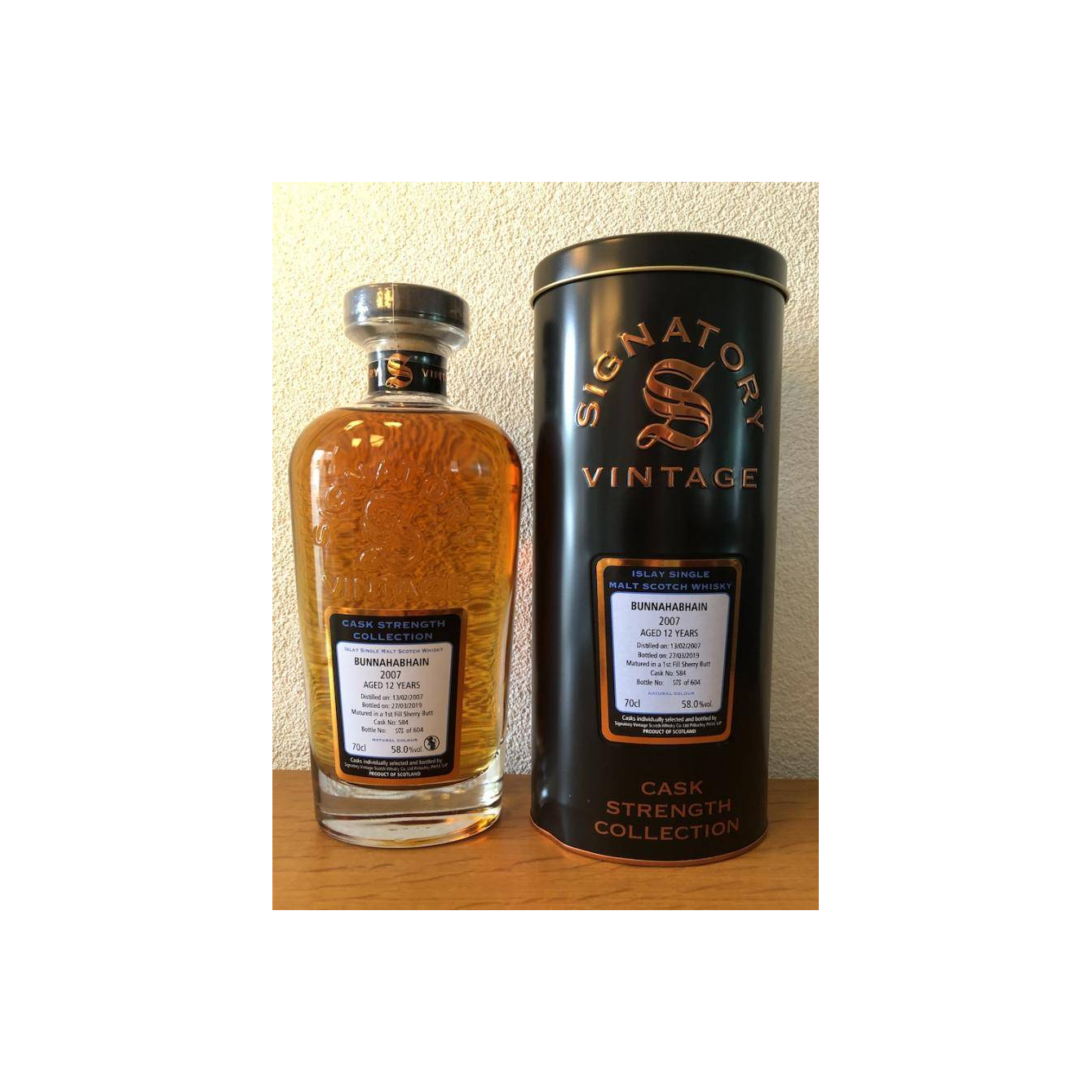 Bunnahabhain Cask Strength Collection 2007 12 Years Single Malt Whisky 2