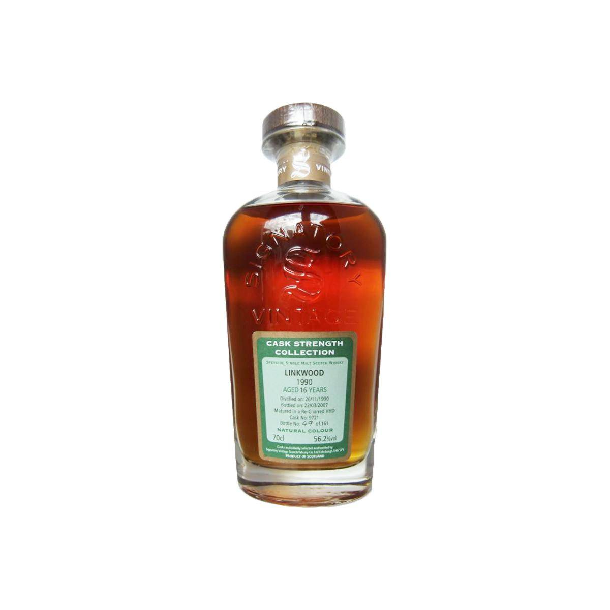Linkwood Cask Strength Collection 1990 16 Years Single Malt Whisky