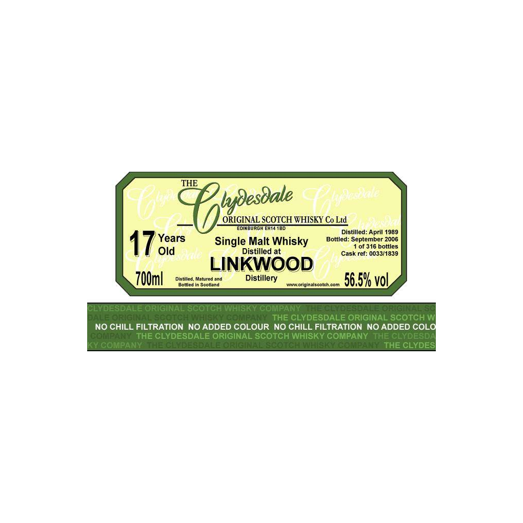 Linkwood 1989 17 Years Single Malt Whisky 2