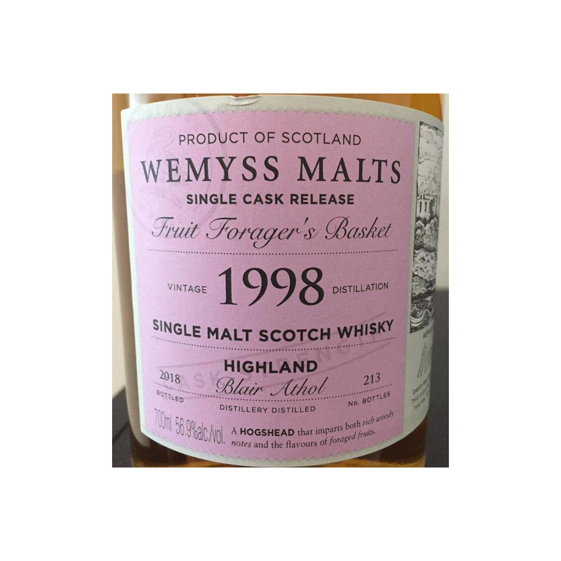 Blair Athol 1998 20 Years Single Malt Whisky