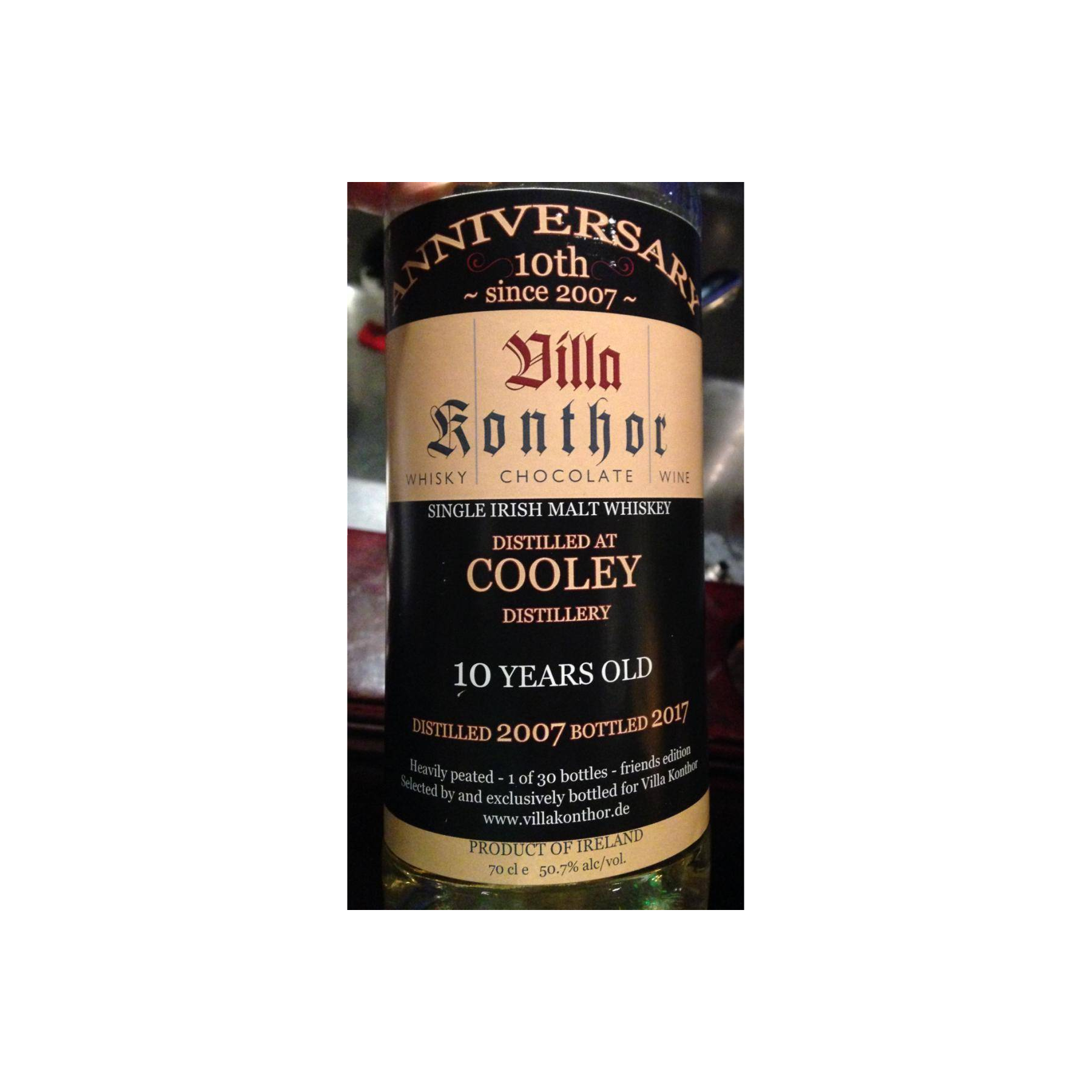 The Scotch Malt Whisky Society 2007 10 Years Single Malt Whisky