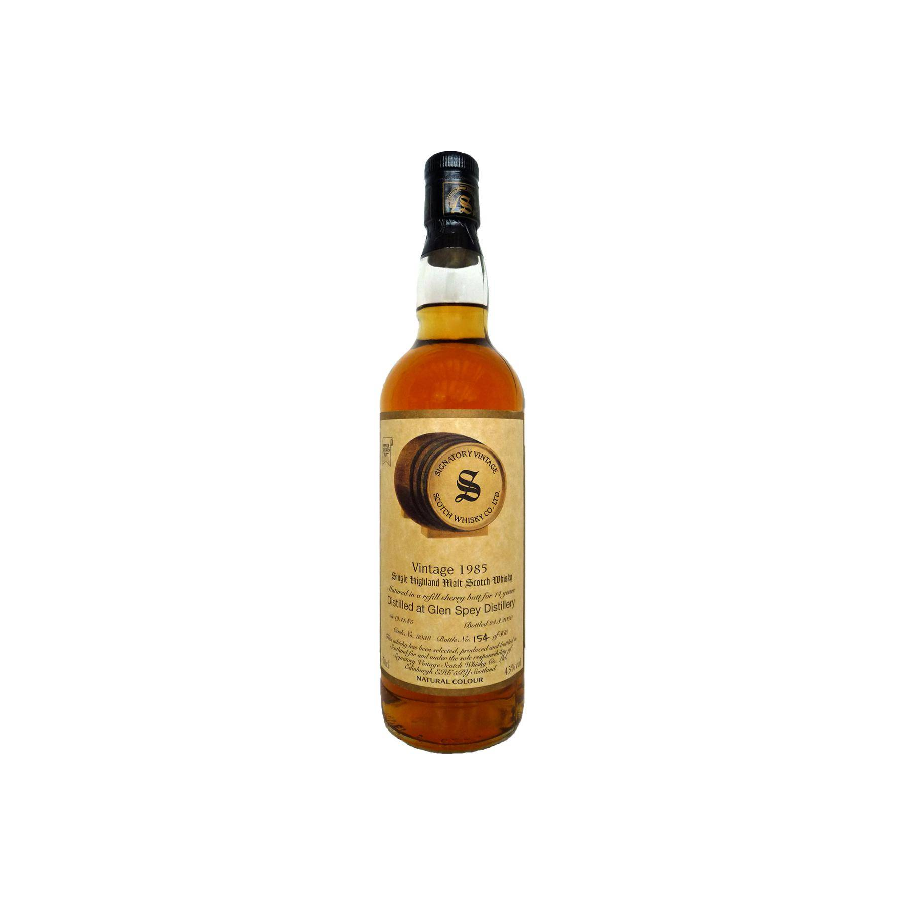 Glen Spey Vintage Collection 1985 14 Years Single Malt Whisky