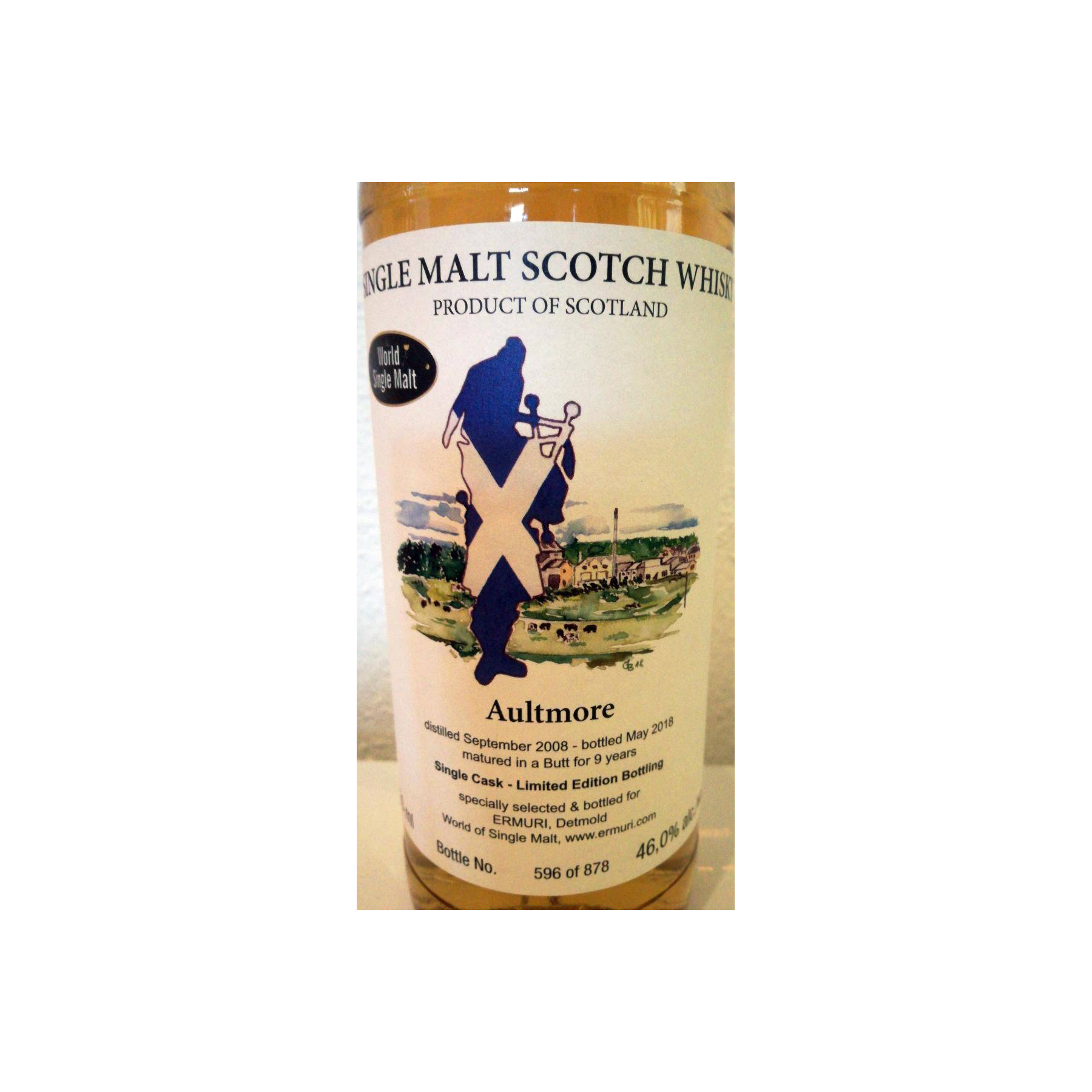 Aultmore 2008 9 Years Single Malt Whisky