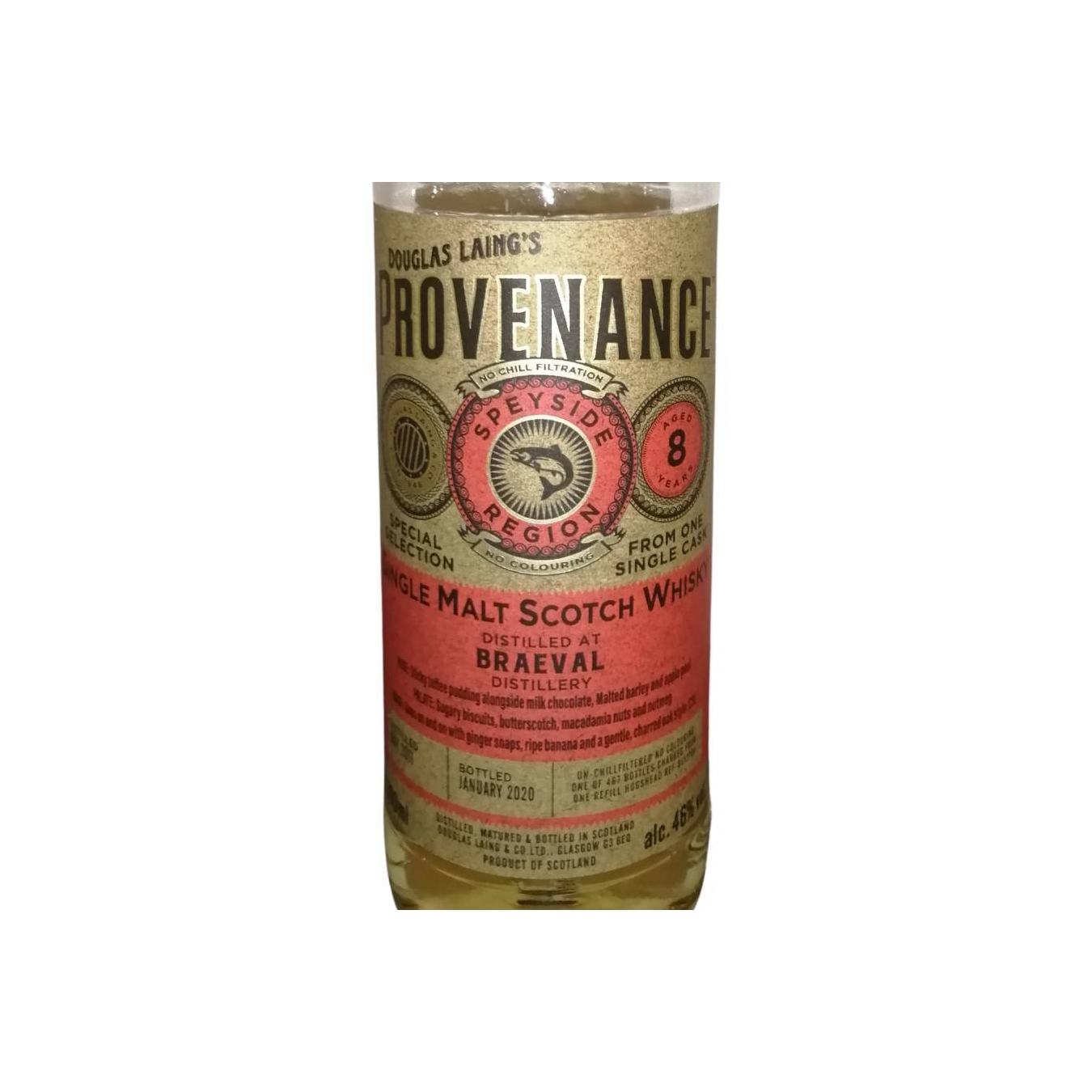 Braeval 2011 8 Years Single Malt Whisky