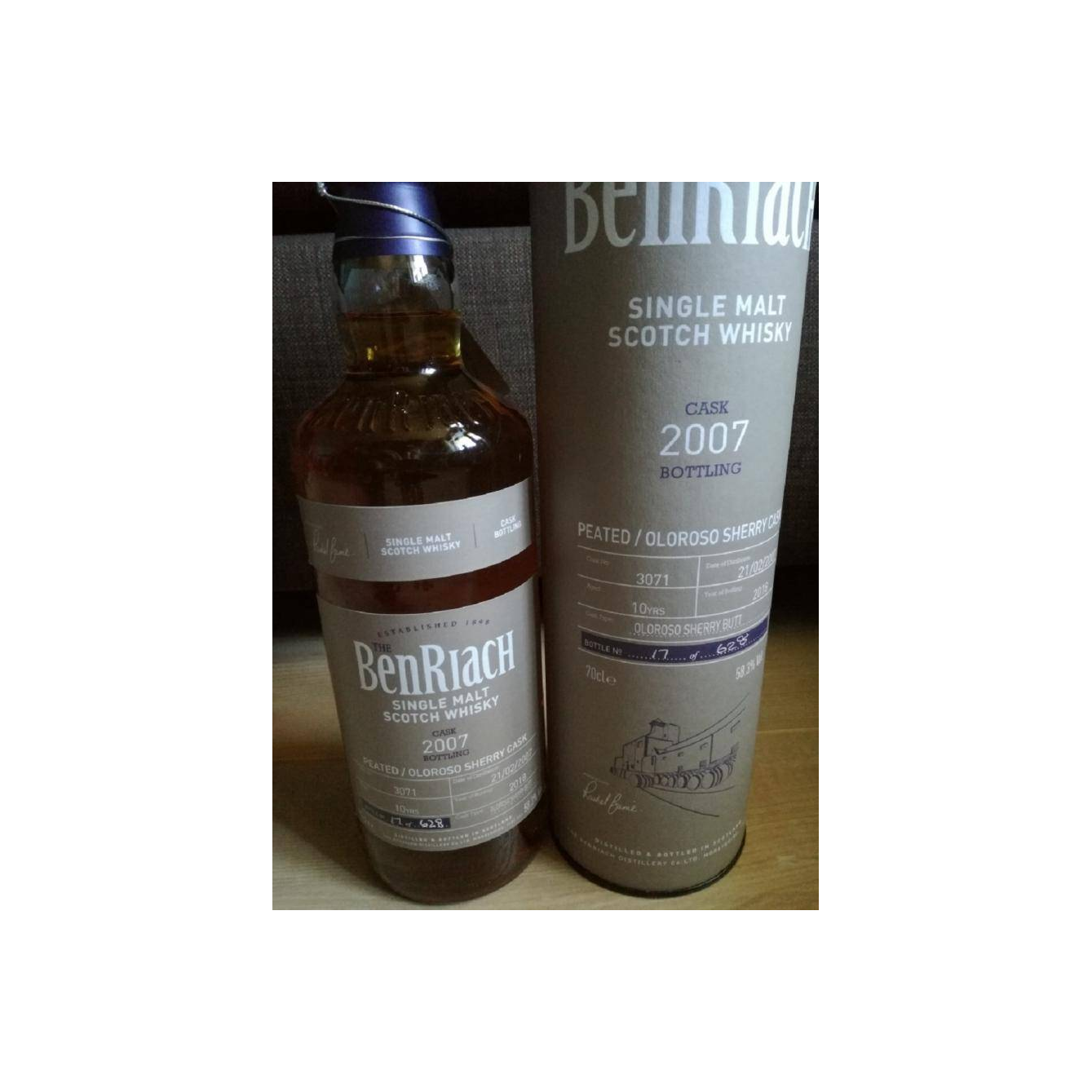 BenRiach 2007 10 Years Single Malt Whisky 3