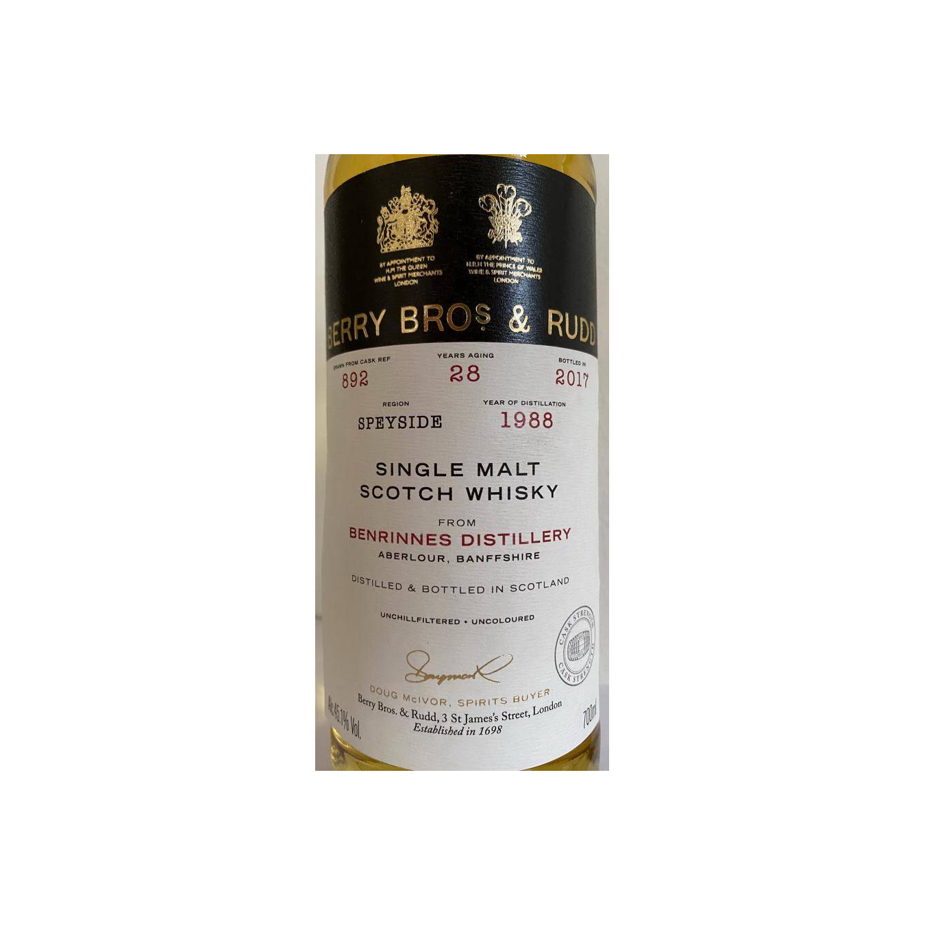Benrinnes 1988 28 Years Single Malt Whisky 2