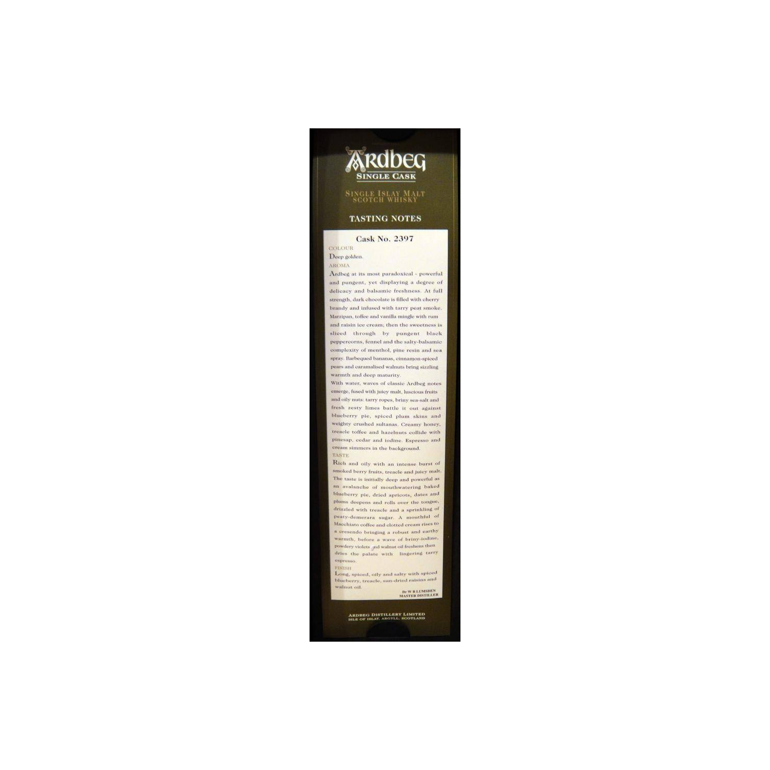 Ardbeg 1976 31 Years Single Malt Whisky 3