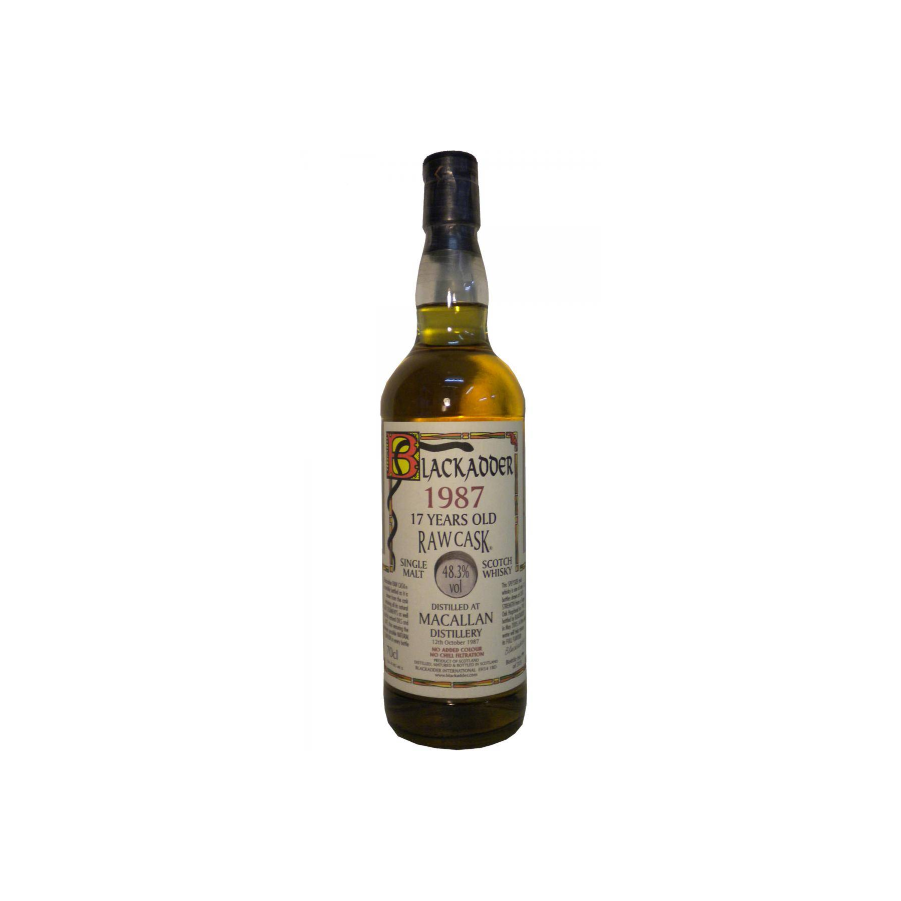 The Macallan Raw Cask 1987 17 Years Single Malt Whisky